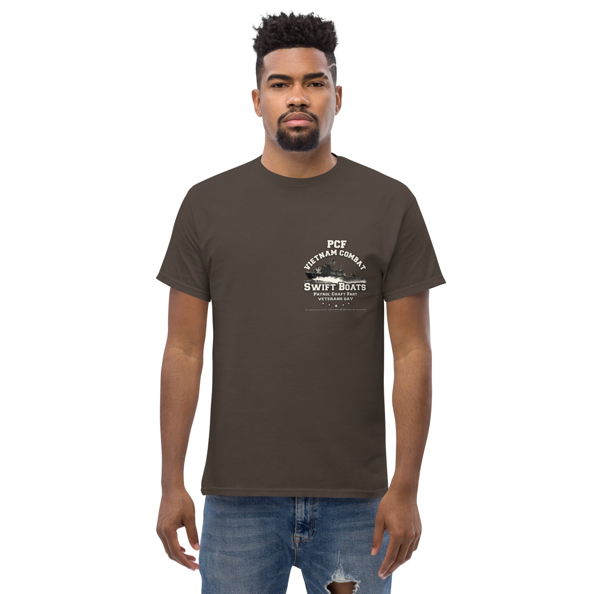Swift Boats t-shirt, Vietnam combat t-shirt, PCF tee,Swift Boats Vietnam Veterans T-shirt, Comancha Graphics,