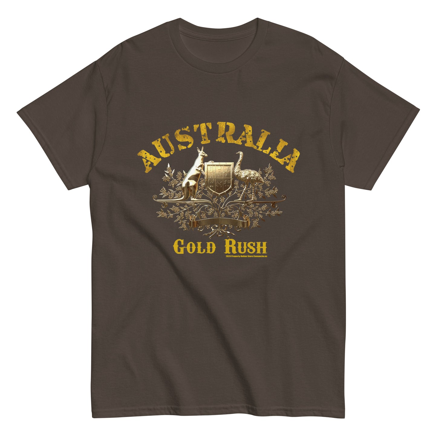 Australia Gold Rush T-shirt, Gold Rush T-shirt,Gold Rush Tee, Comancha T-shirt, Australia Gold Rush Tee, Comancha Tee,