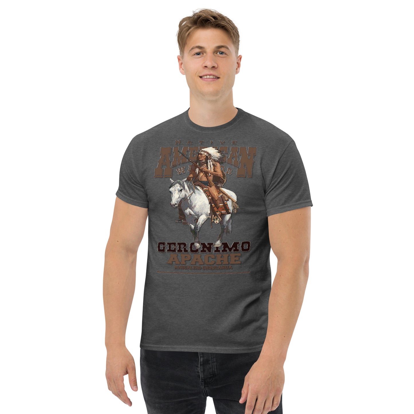 Geronimo Warrior tee | T-shirt Geronimo Warrior,t-shirt,native american|Native nations t-shirt| comancha graphics | T-shirts | American indian t-shirt | comanche t-shirt |