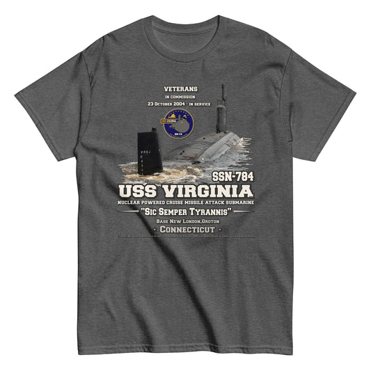 USS VIRGINIA SSN-784 Submarine T-shirt