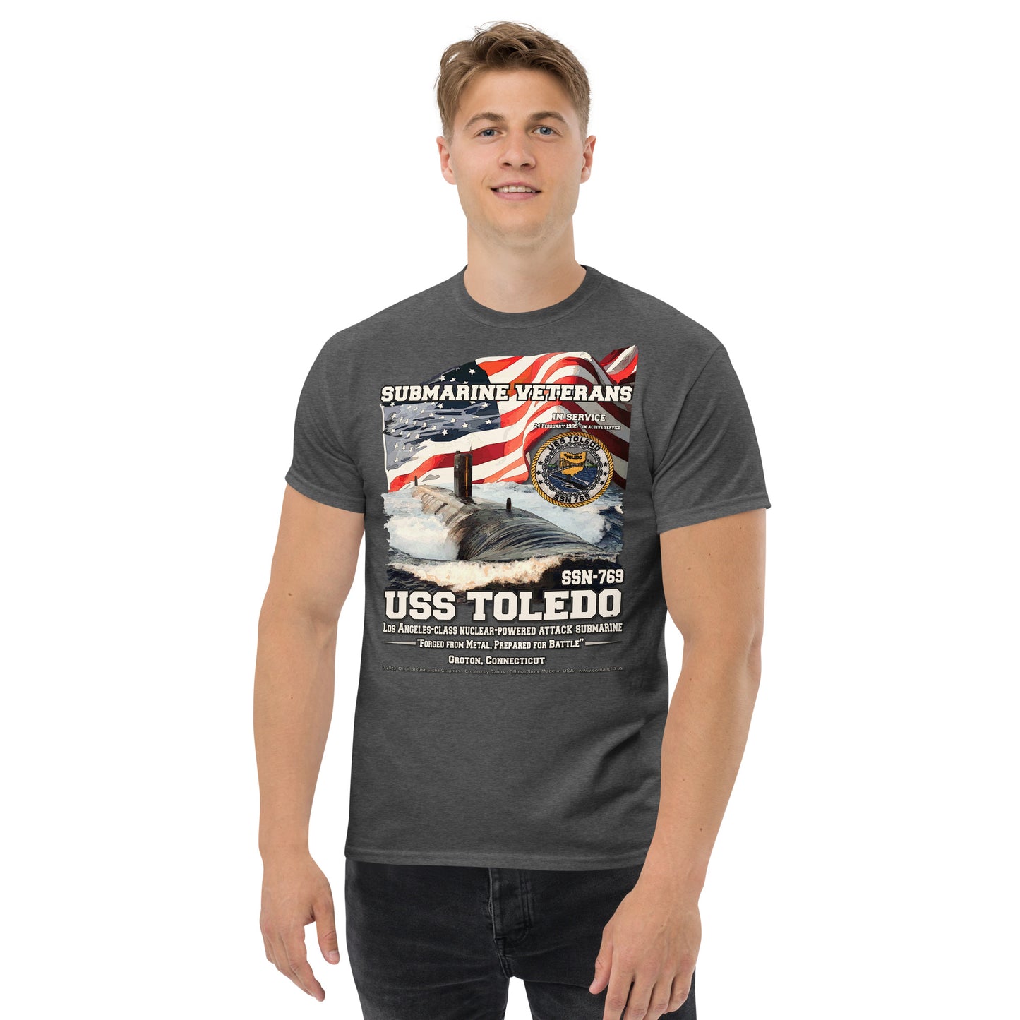 USS TOLEDO SSN-769 Submarine t-shirt