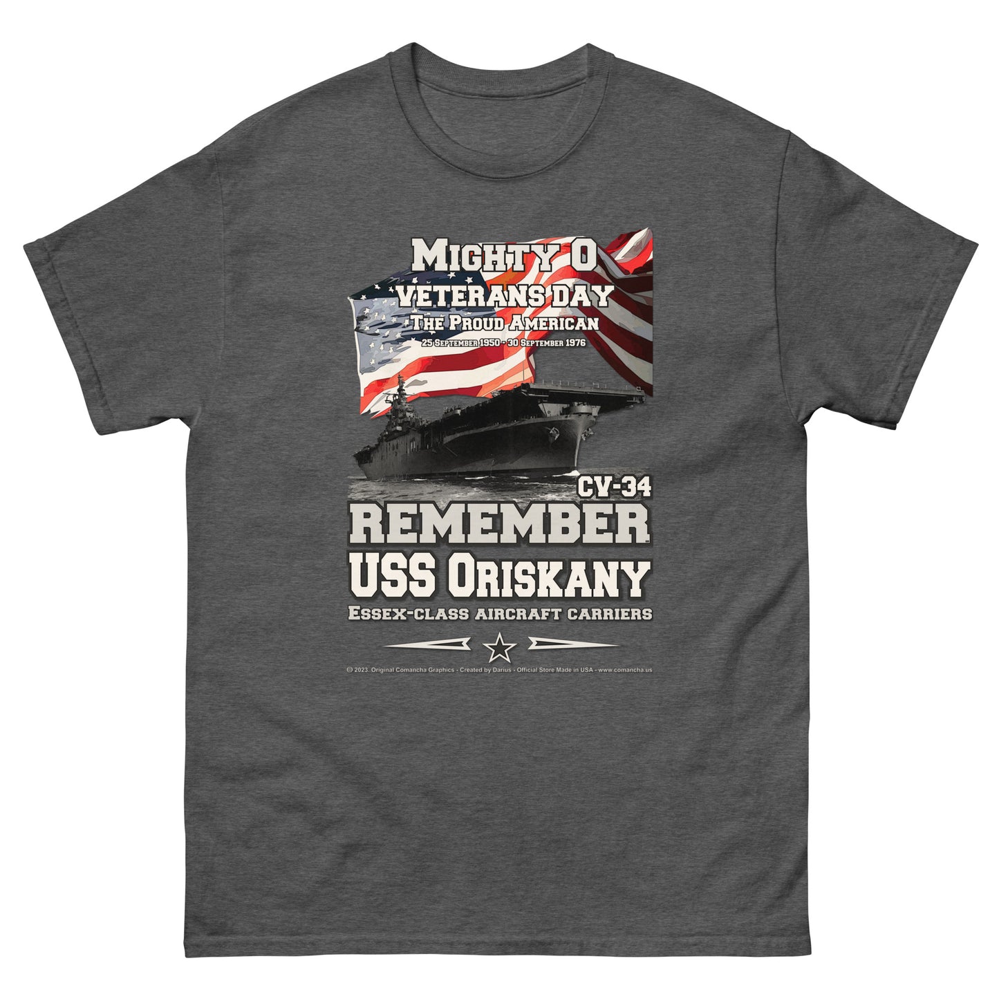 USS ORISKANY CV-34 Aircraft Carrier T-Shirt