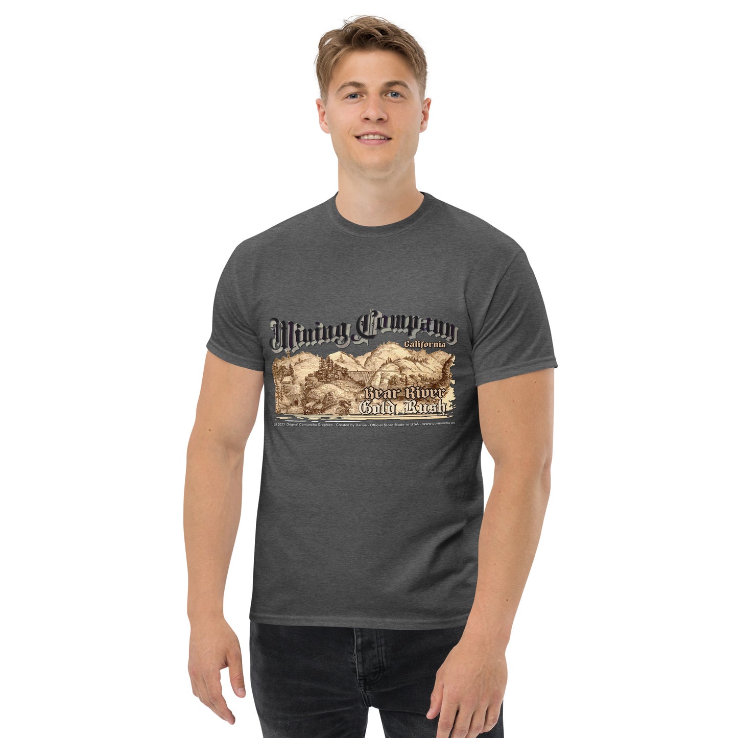 BEAR RIVER Gold Rush, Mining Company T-Shirt, Comancha T-shirts Store,