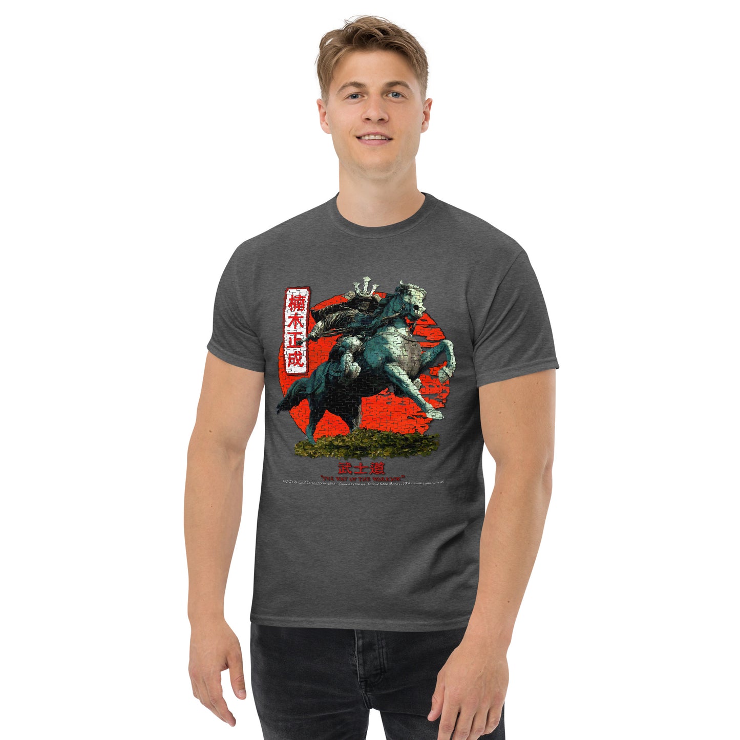 Samurai Kusunoki Masahige T-shirt, Japanese Tradition T-Shirt, Comancha T-shirts,