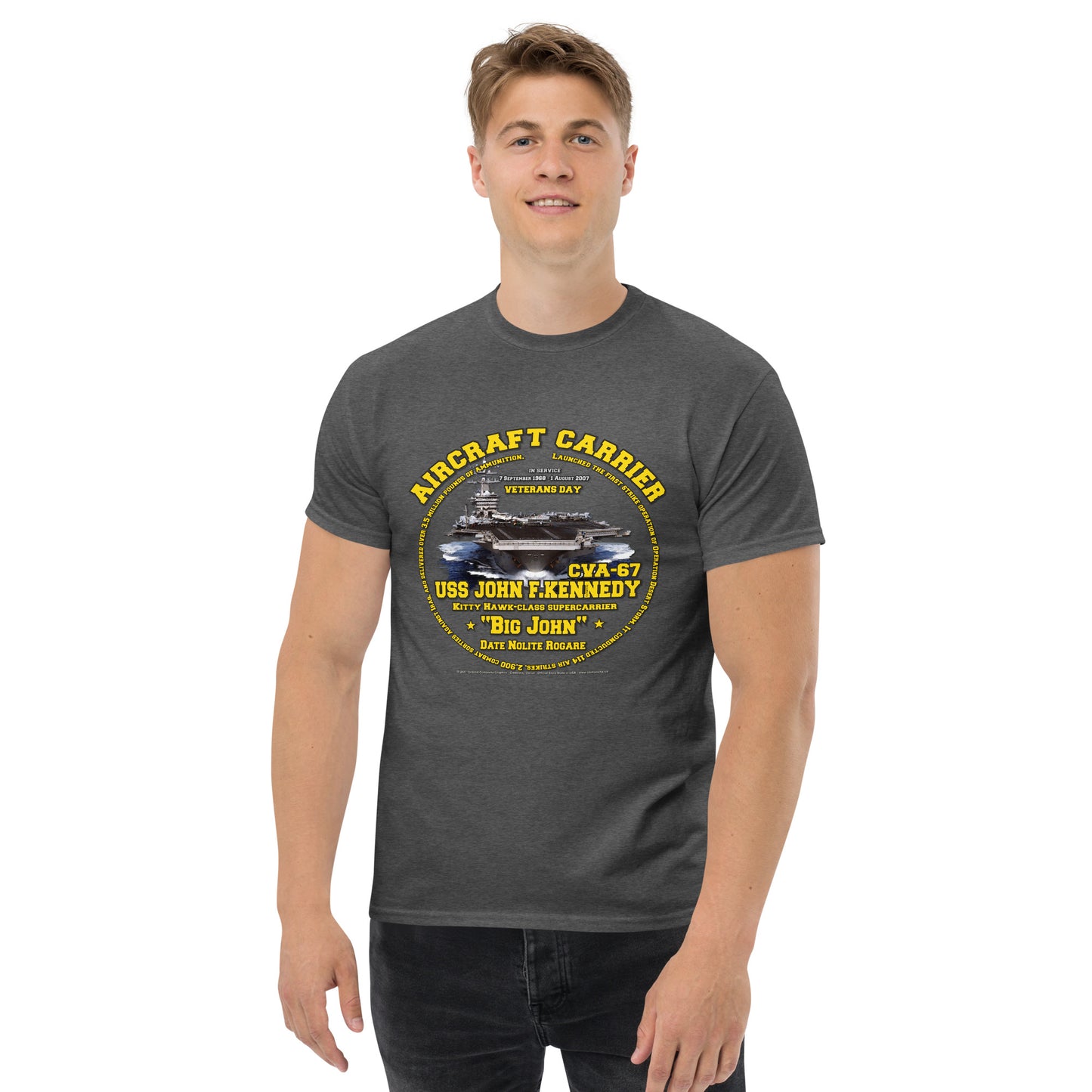 USS JOHN KENNEDY CVA-67 t-shirt, Aircraft Carrier Veterans T-Shirt, US NAvy T-shirt, Comancha US Military T-shirt, USS JOHN KENNEDY CVA-67 Aircraft Carrier Veterans T-Shirt,