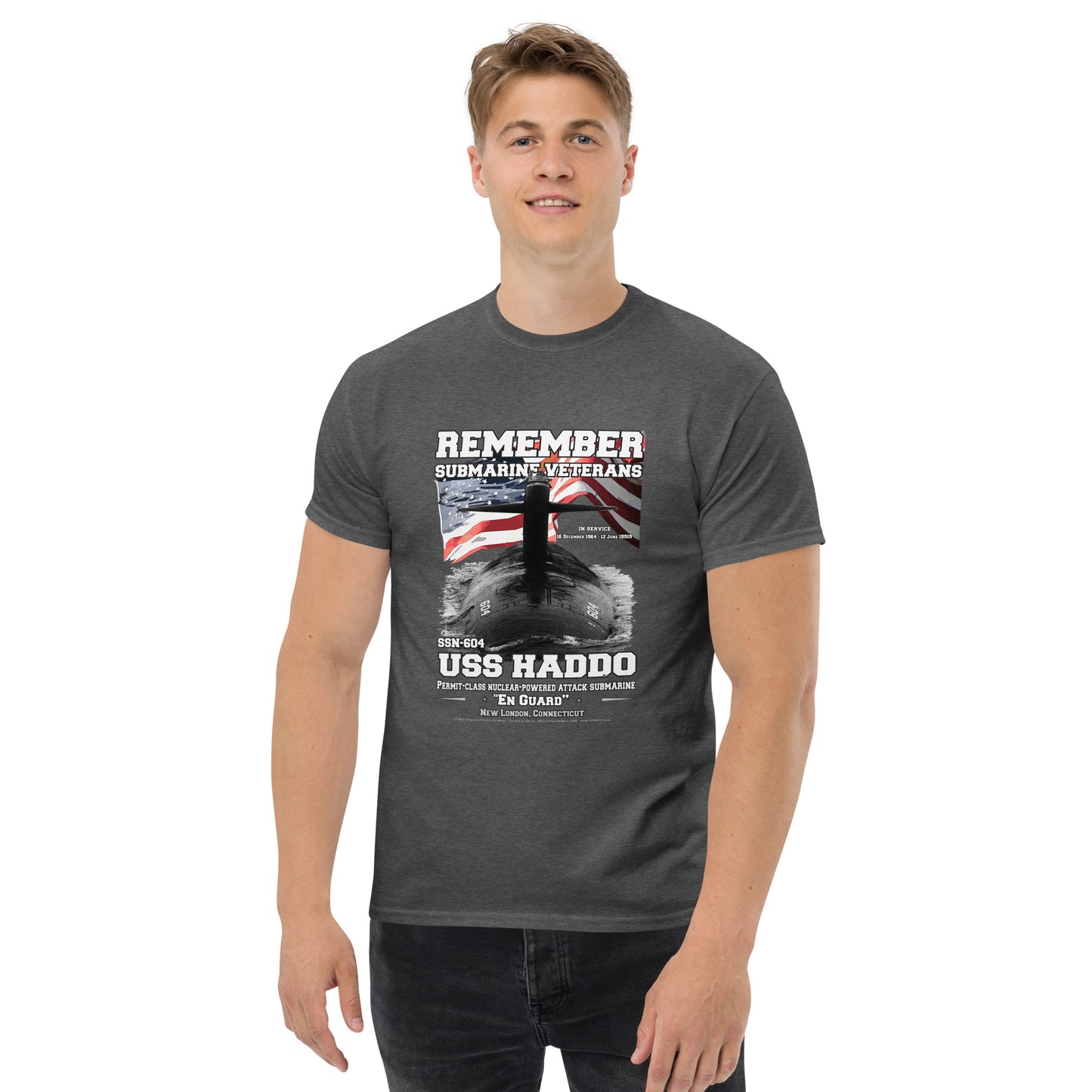 USS HADDO SSN-604 Submarine T-shirt
