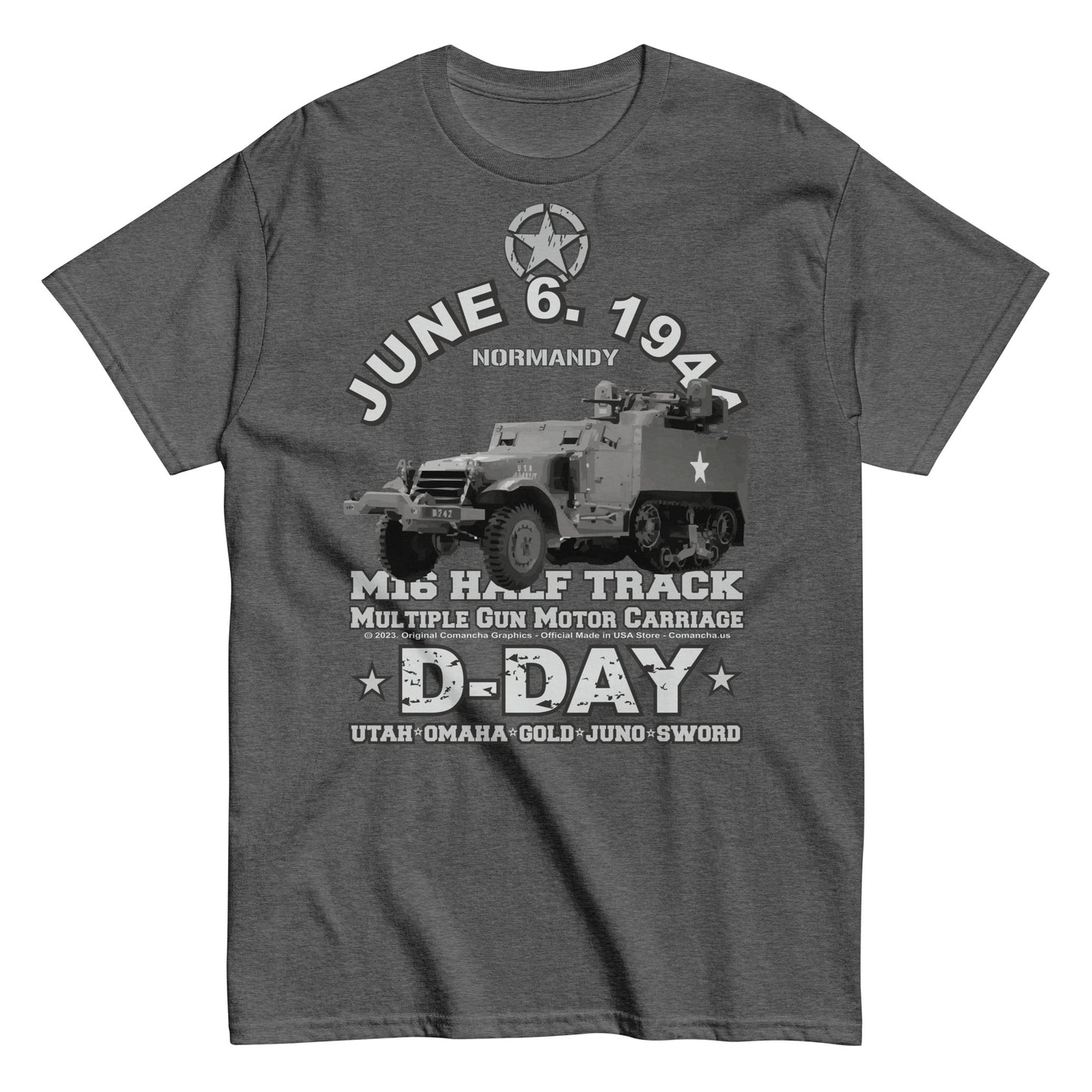 M16 Half Track D-Day Veterans classic tee