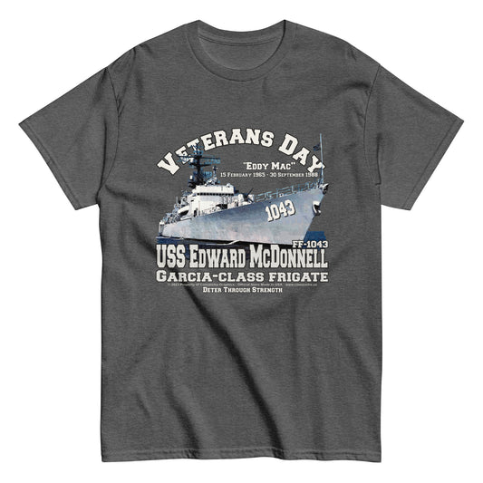 USS Edward McDonnell FF-1043 Frigate T-shirt