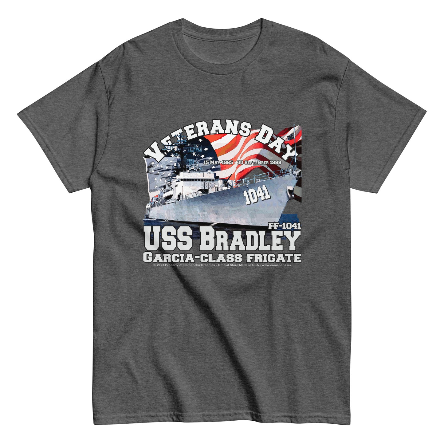 USS Bradley FF-1041 Frigate T-shirt