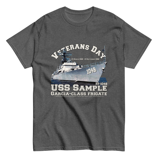 USS Sample FF-1048 Frigate T-shirt