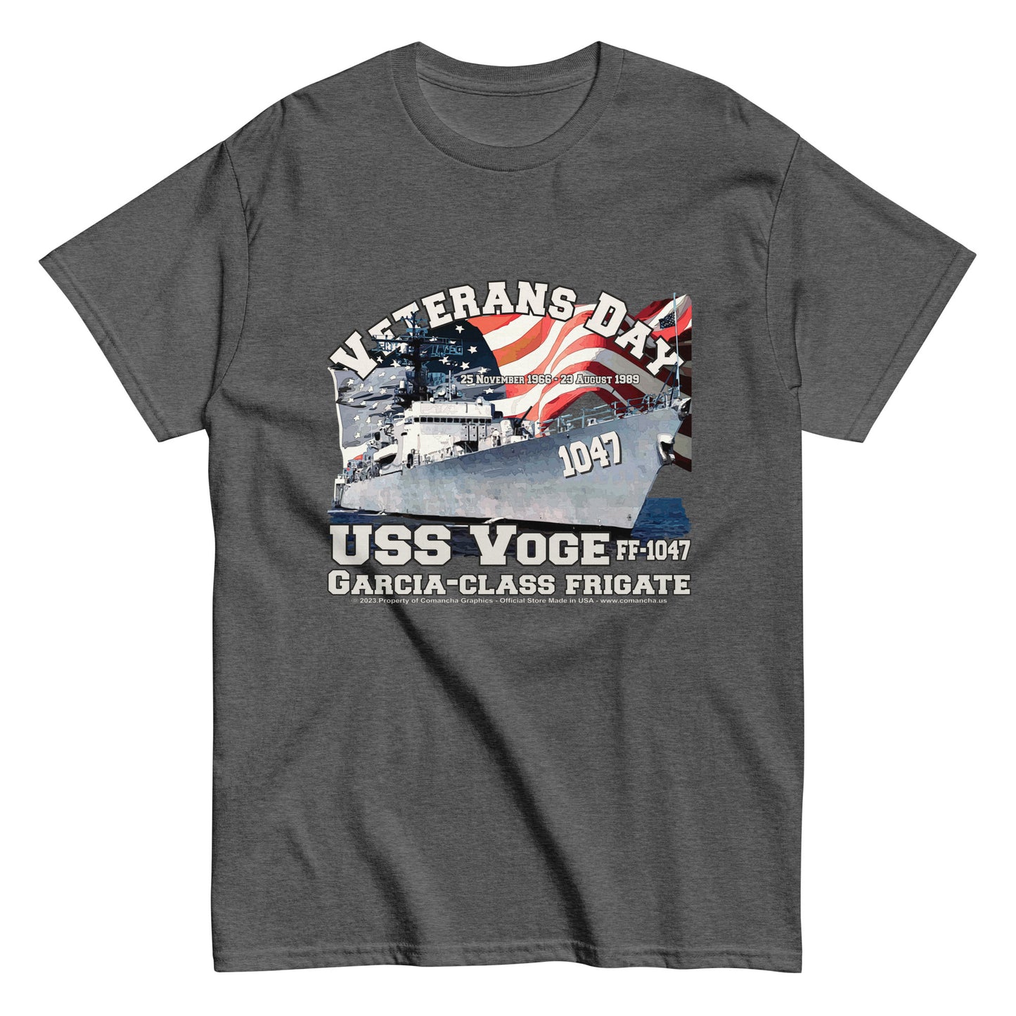 USS VOGE FF-1047 Frigate T-shirt