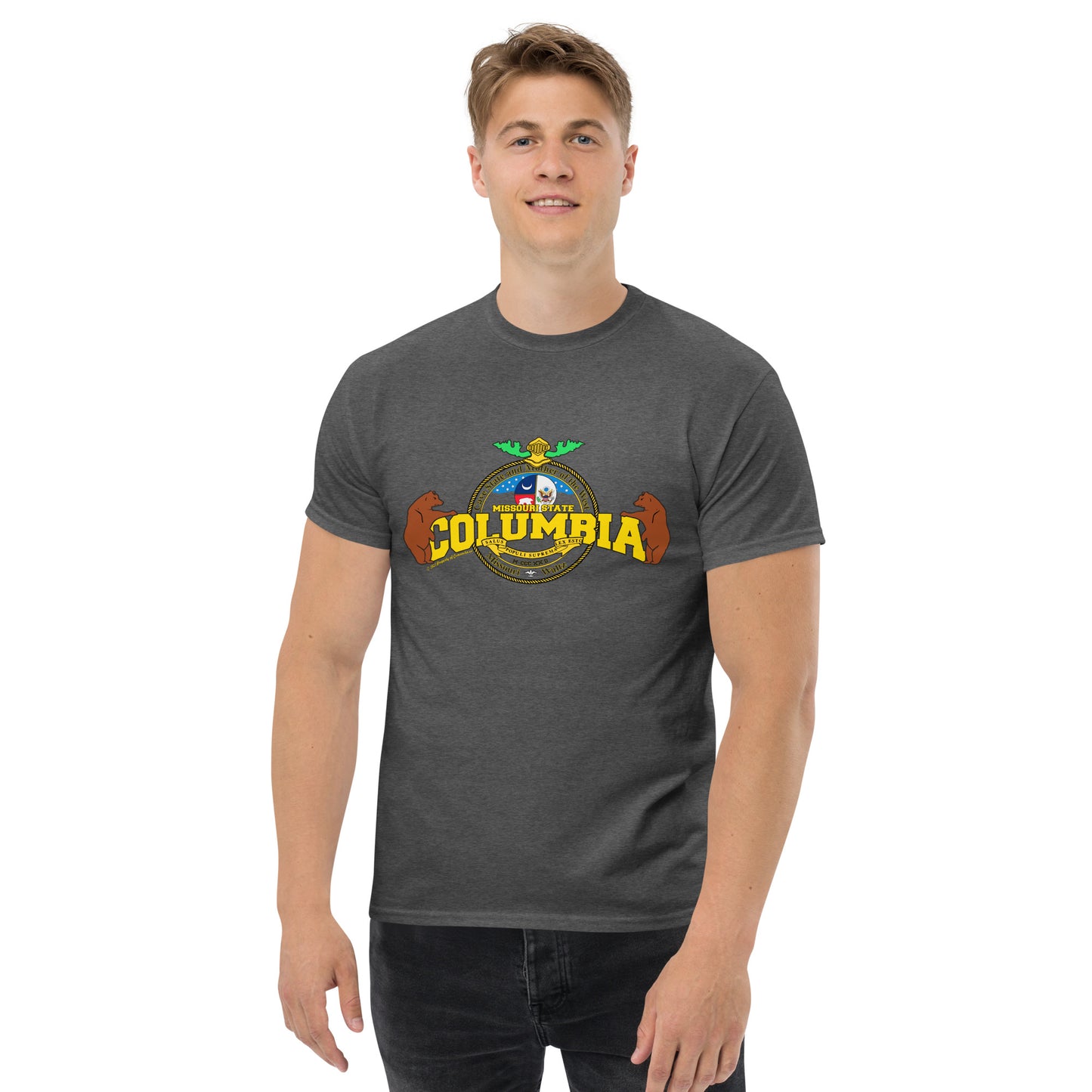 Columbia tee, Missouri State T-shirt, Comancha T-shirt,