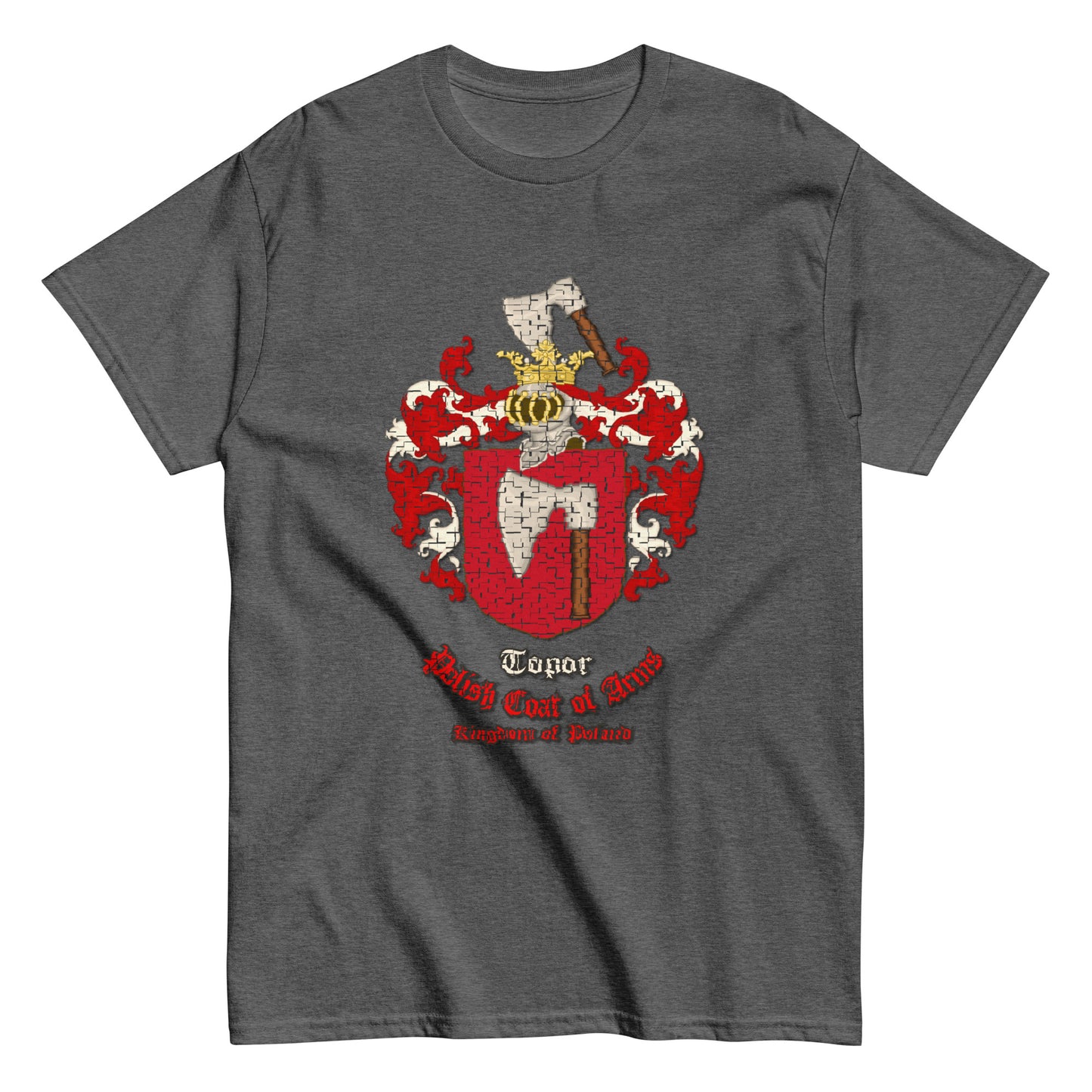 Topor Herb Koszulka,Herb Rodowy koszulka,Topor Coat of arms tee, comancha graphics,
