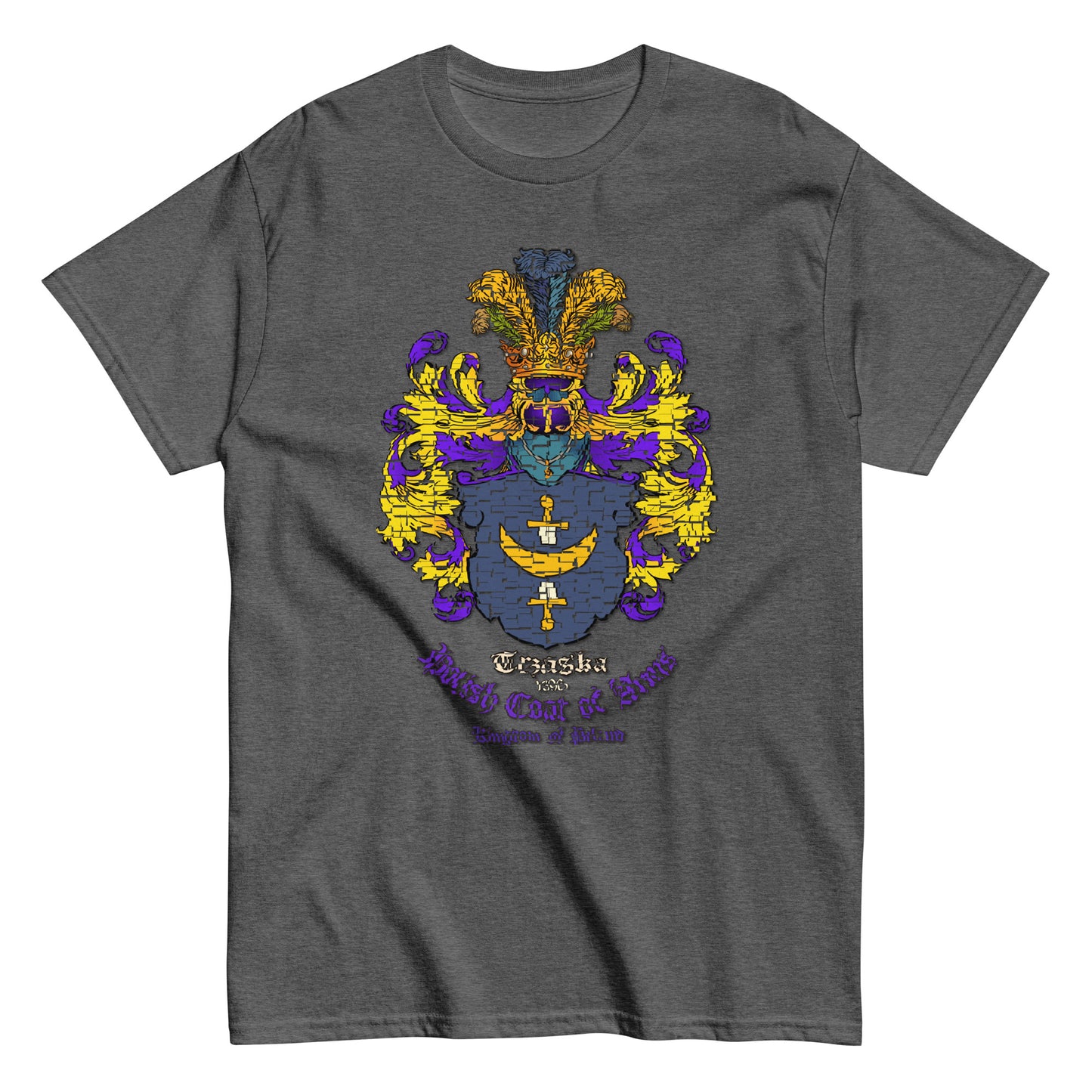 Trzaska Herb Koszulka, Herb Rodowy Koszulka, Trzaska Coat of Arms tee, Comancha Graphics tee,