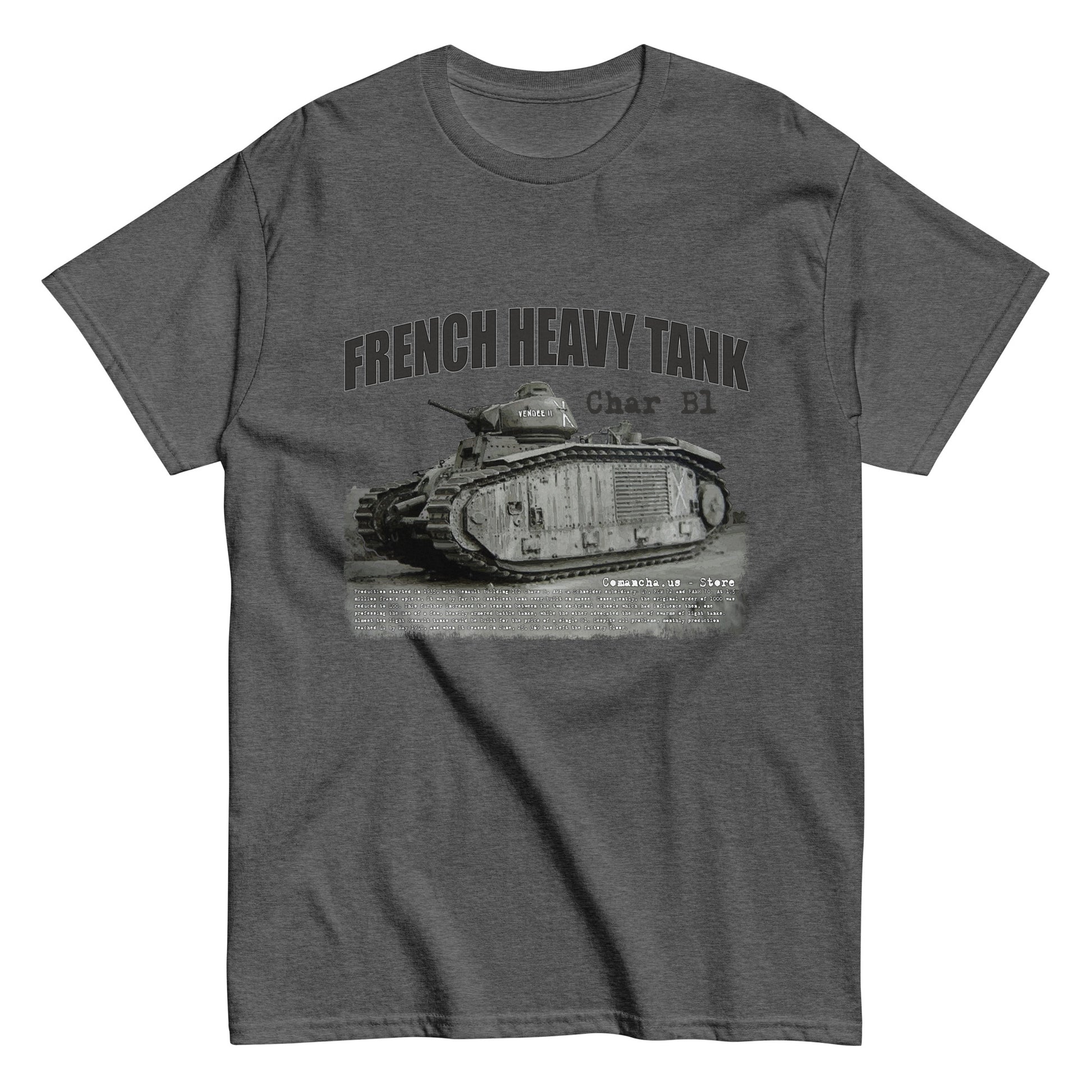 Char B1 tee, Char B1 t-shirt, Char B1 tank t-shirt, Char B1 heavy tank t-shirt, reanult Char B1 t-shirt,