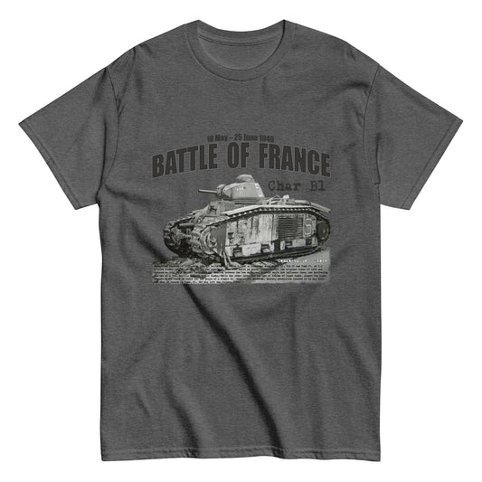 Char B1 t-shirt,Battle of France T-shirt, Bataille de France t-shirt, Comancha.us Store,