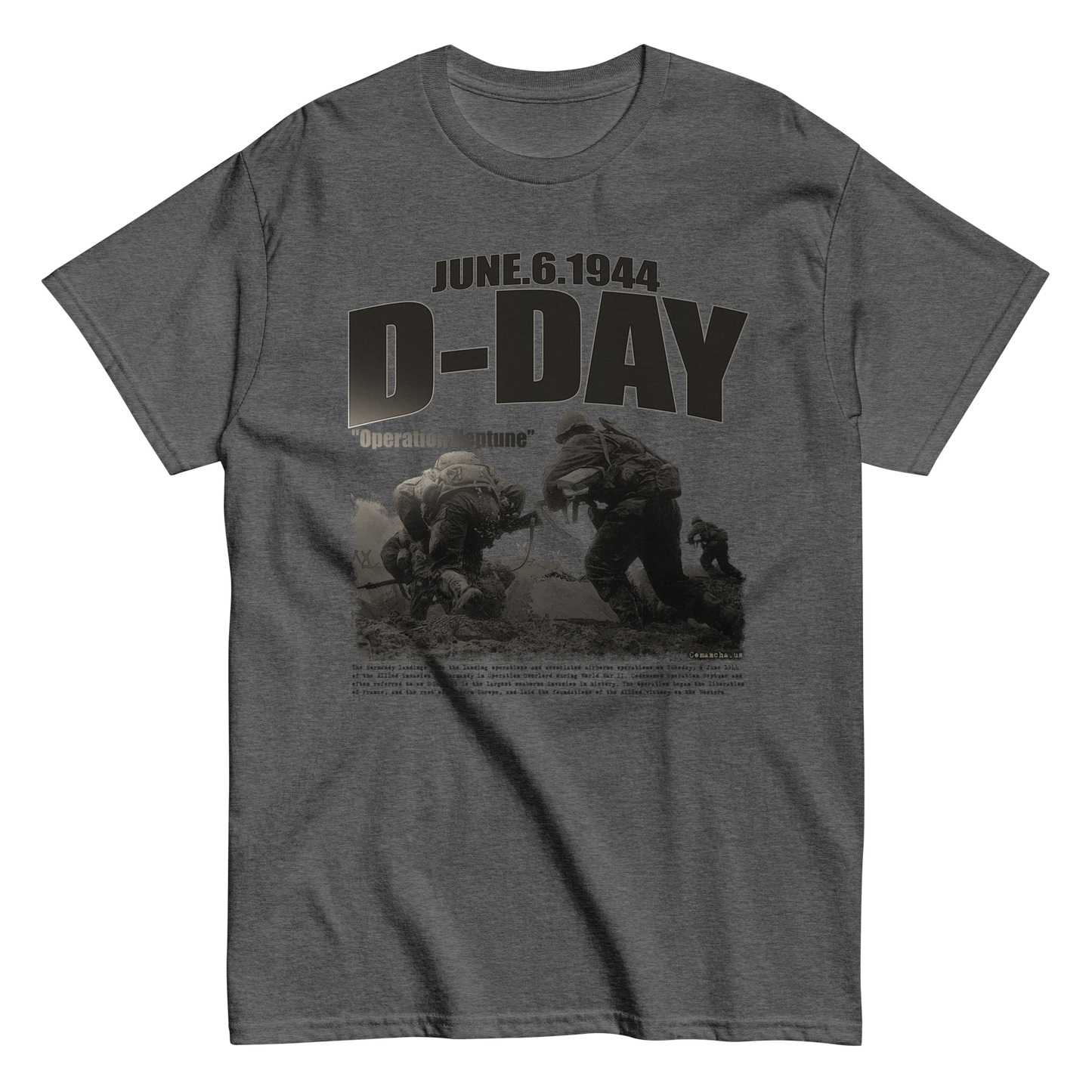 D-DAY T-shirt, Operation Neptun Tee, Comancha Graphics Tee,