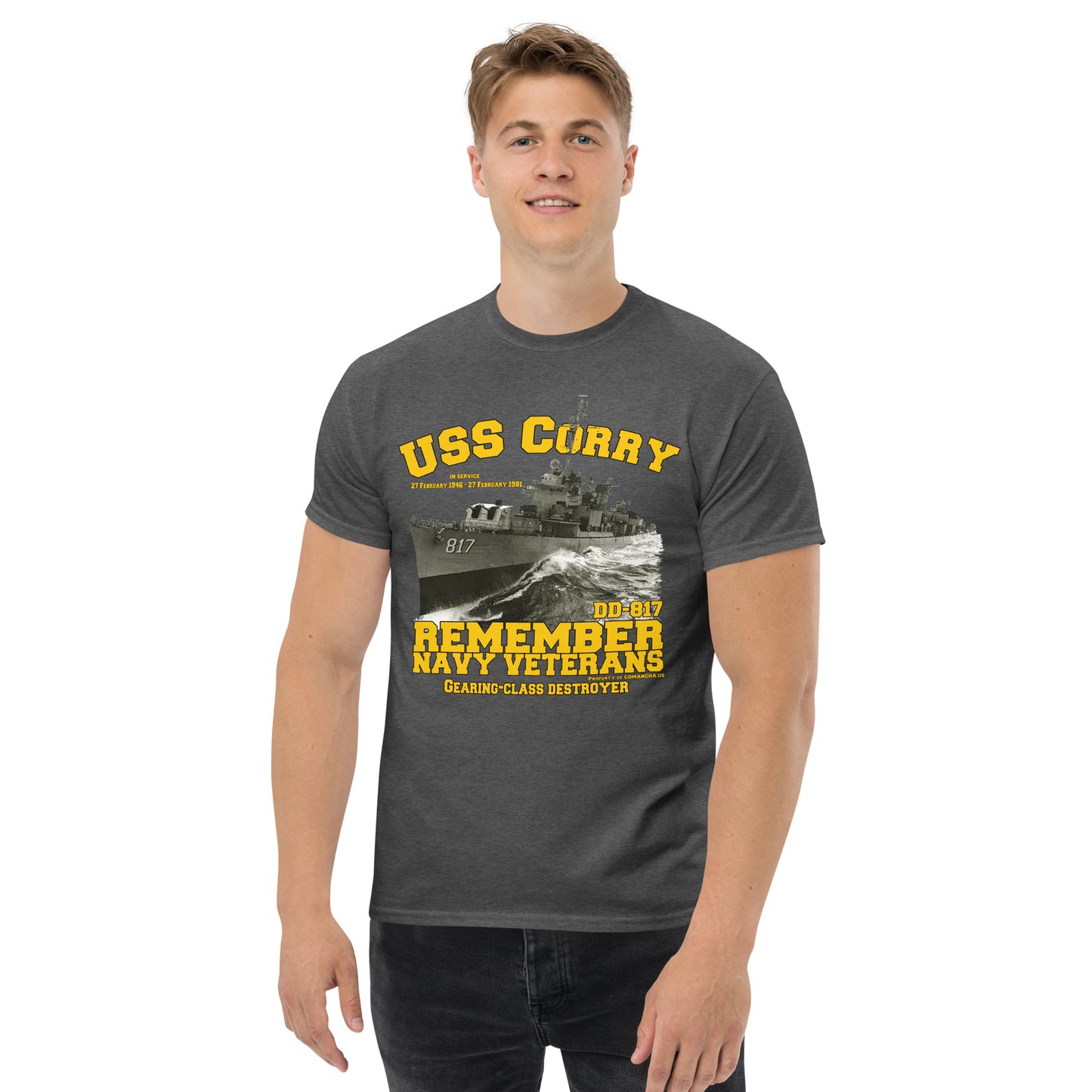 USS Corry DD-817 Destroyer tee