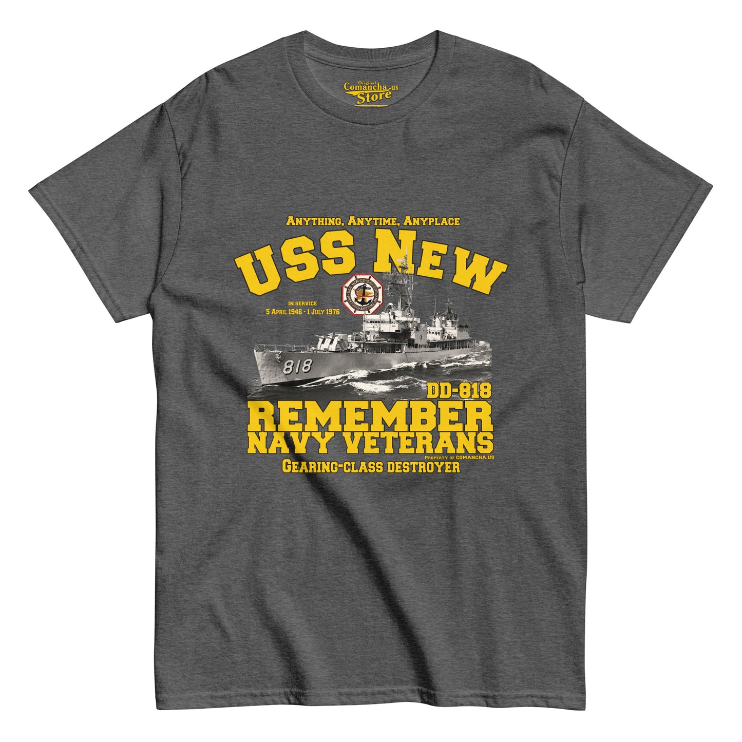 USS New DD-818 Destroyer t-shirt,