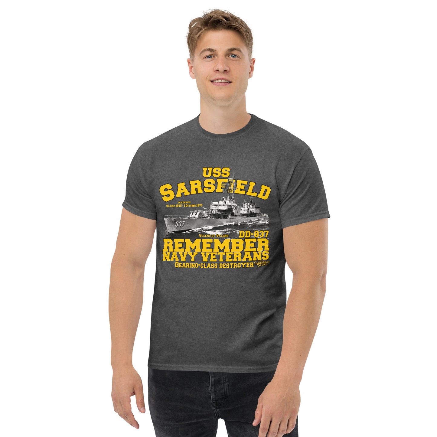 USS Sarsfield DD-837 T-Shirt,