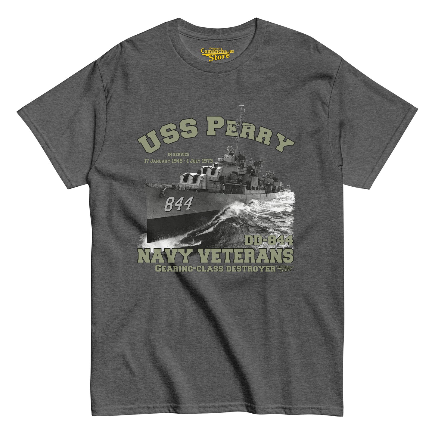 USS Perry DD-844 Destroyer shipmates t-shirt