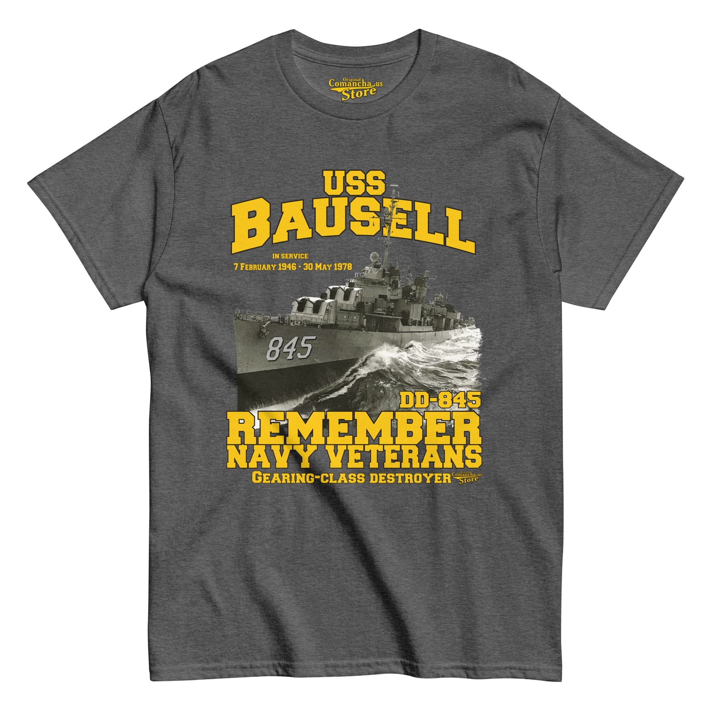 USS Bausell DD-845 Shipmates t-shirt
