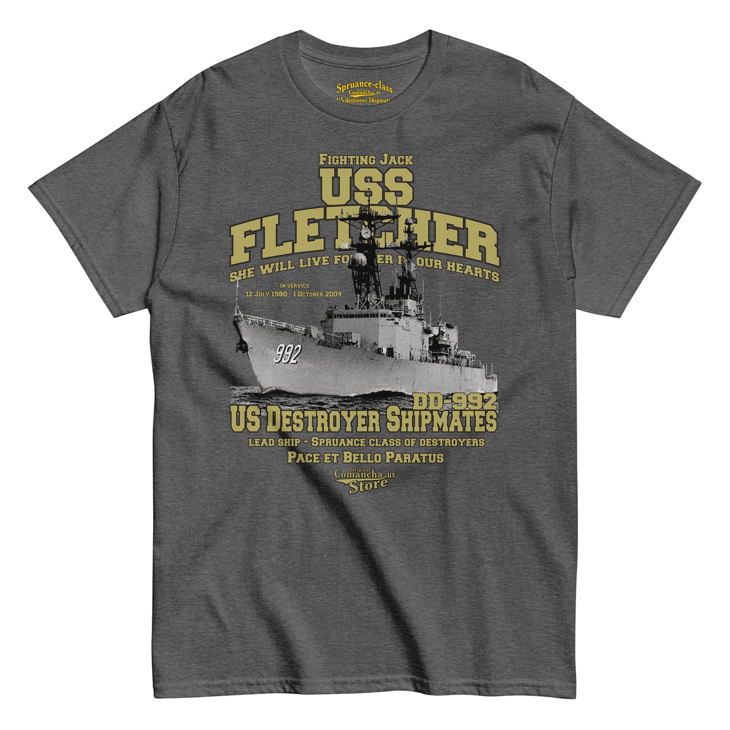 USS Fletcher DD-992 Shipmates t-shirt,