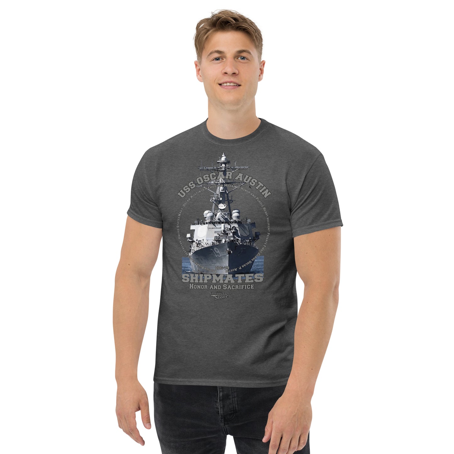 USS Oscar Austin DDG-79 Shipmates T-shirt,
