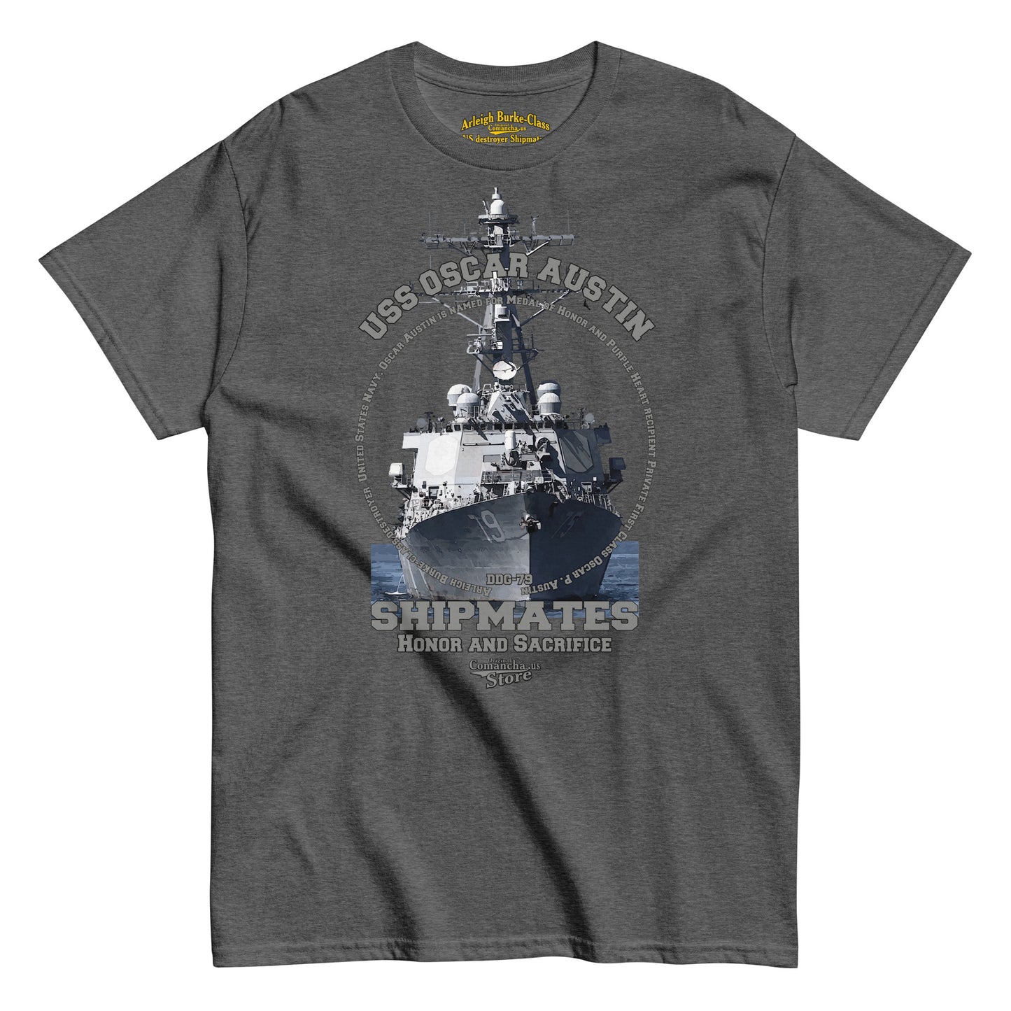 USS Oscar Austin DDG-79 Shipmates T-shirt,