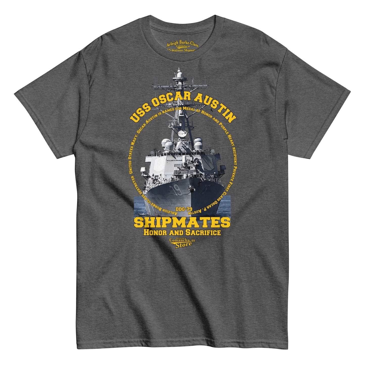 USS Oscar Austin DDG-79 Shipmates T-shirt,