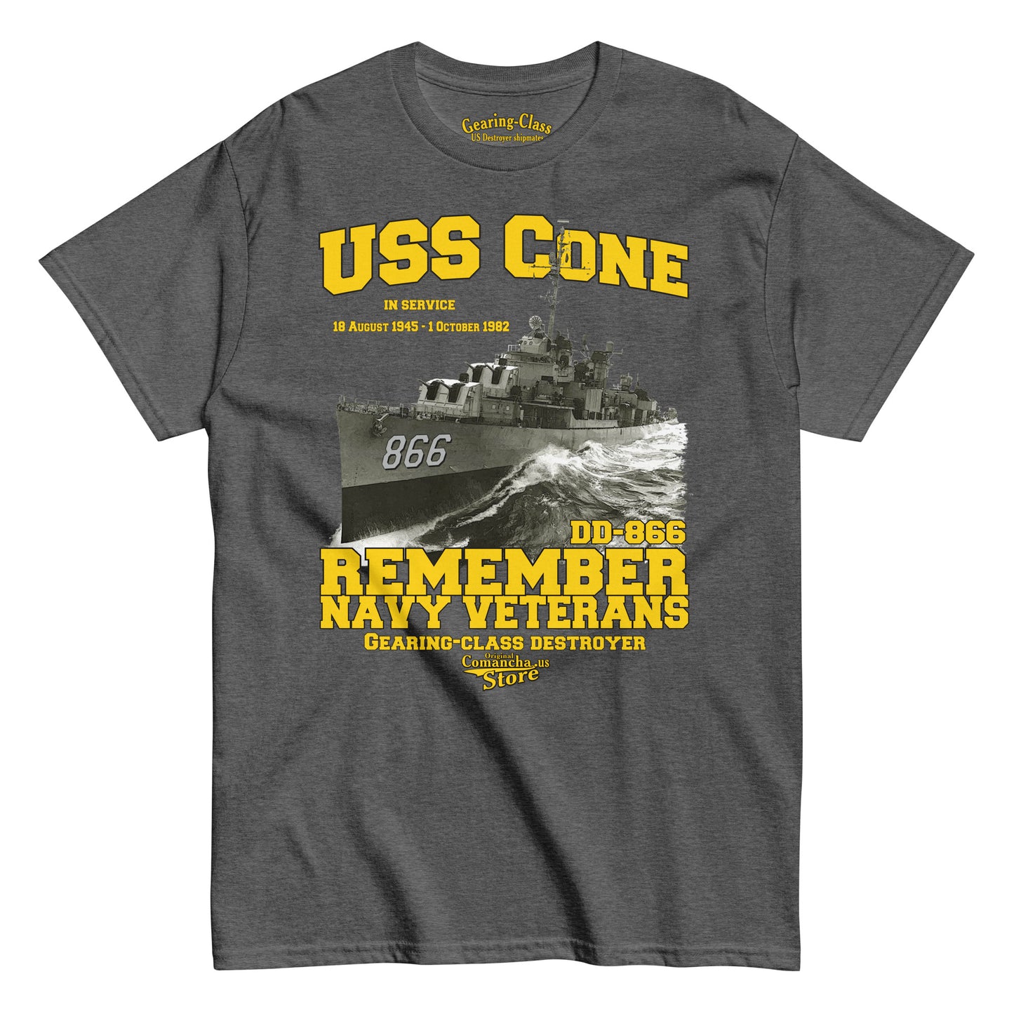 USS Cone DD-866 Shipmates T-shirt