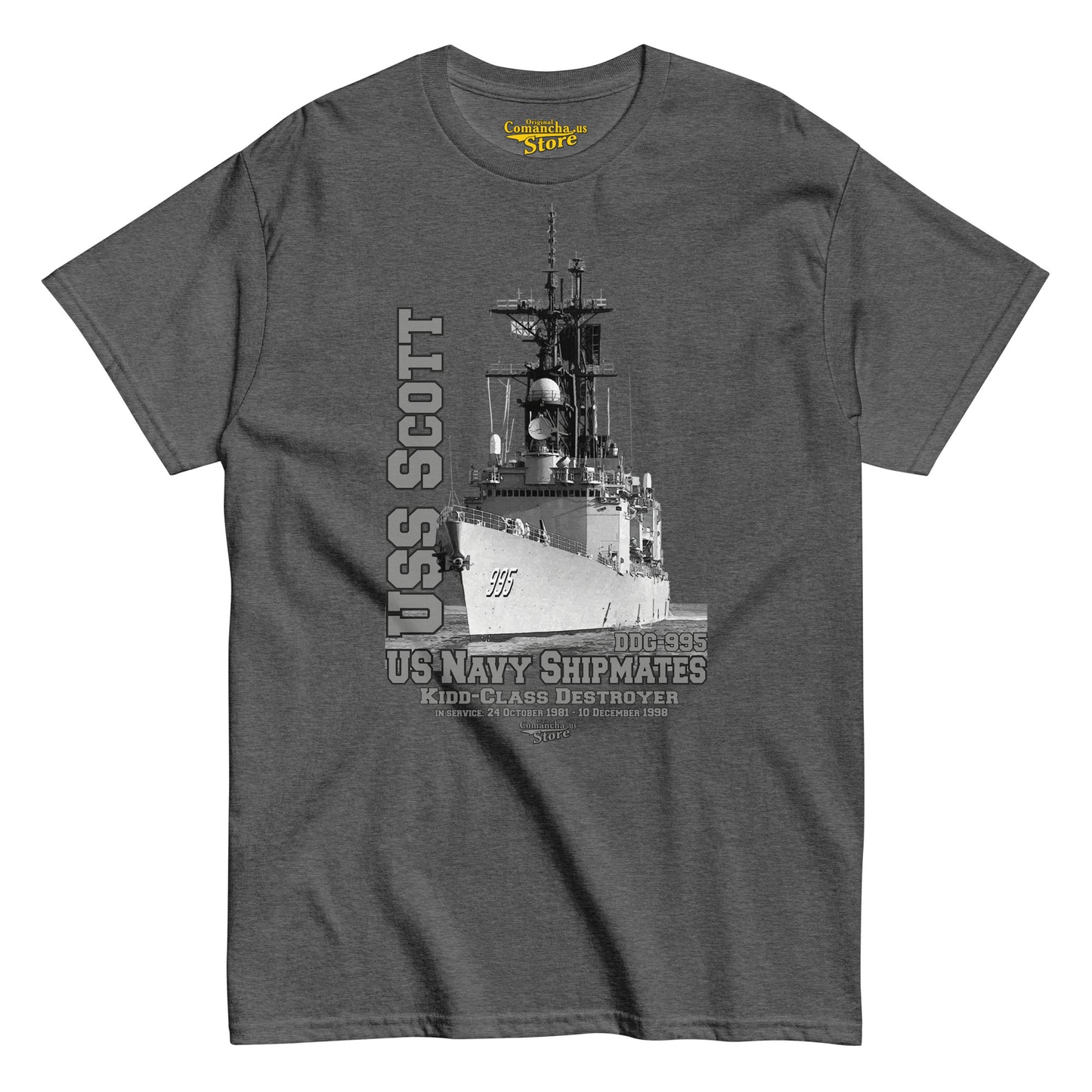 USS Scott DDG-995 Destroyer tee