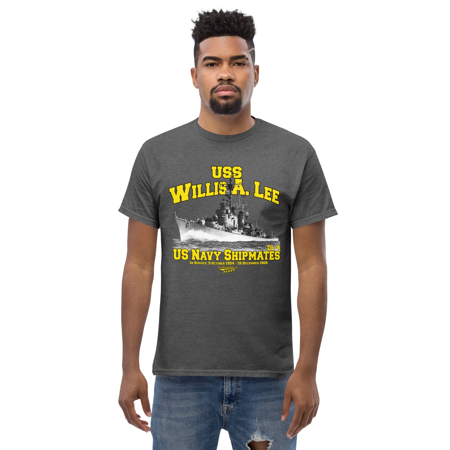 USS Willis A. Lee DL-4 Destroyer t-shirt