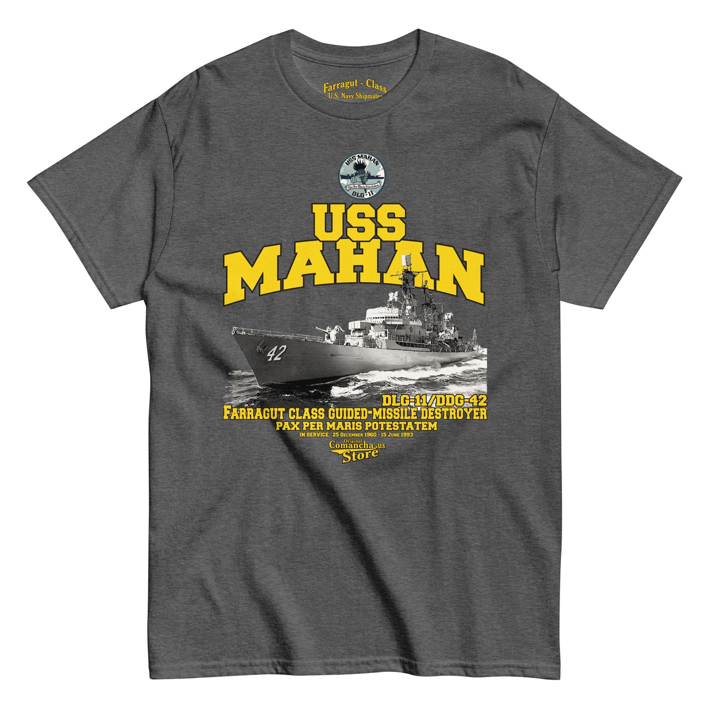 USS Mahan DLG-11/DDG-42 Shipmates t-shirt,