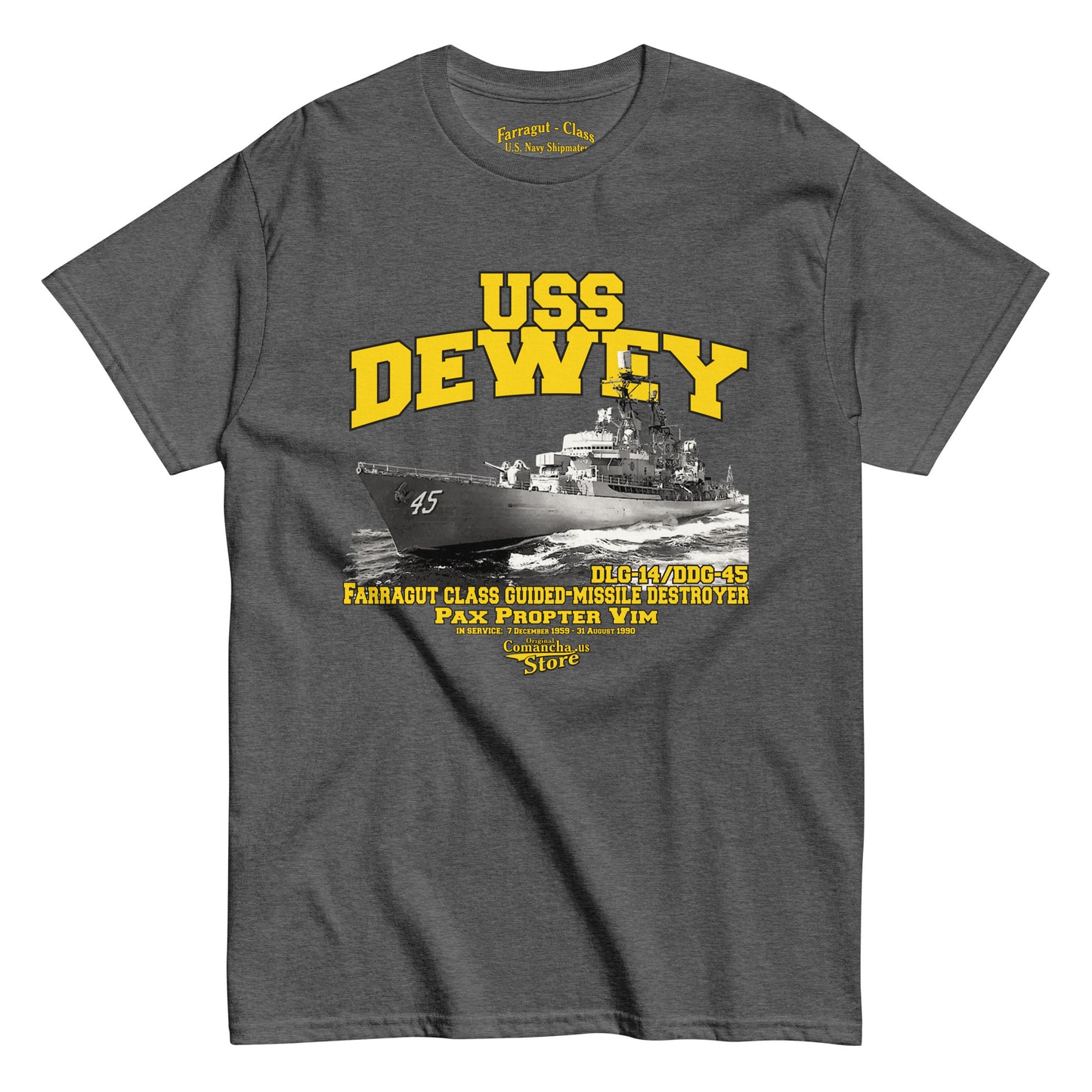 USS Dewey DLG-14/DDG-45 T-shirt,