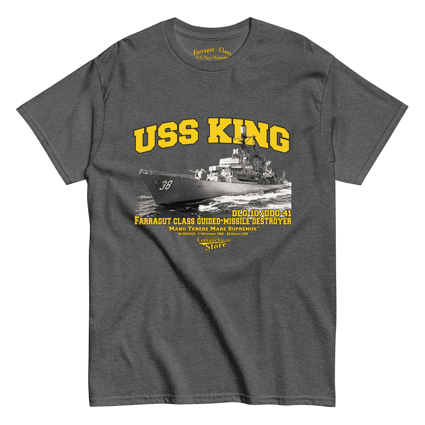 USS King DLG-10 T-shirt
