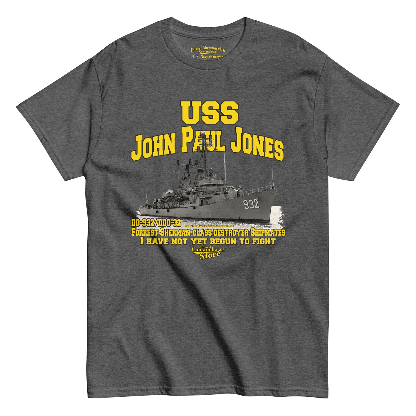 USS John Paul Jones DD-932/DDG-32 t-shirt,
