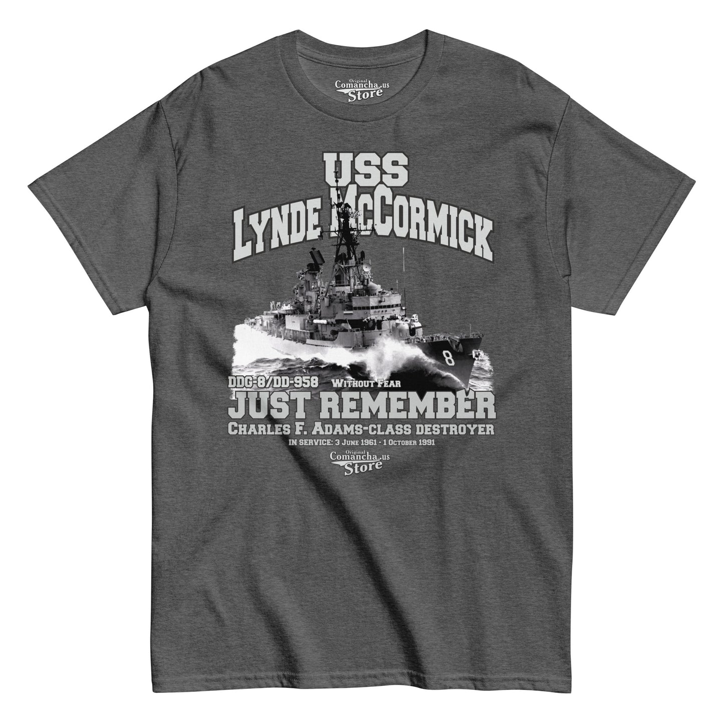 USS Lynde McCormick DDG-8 t-shirt