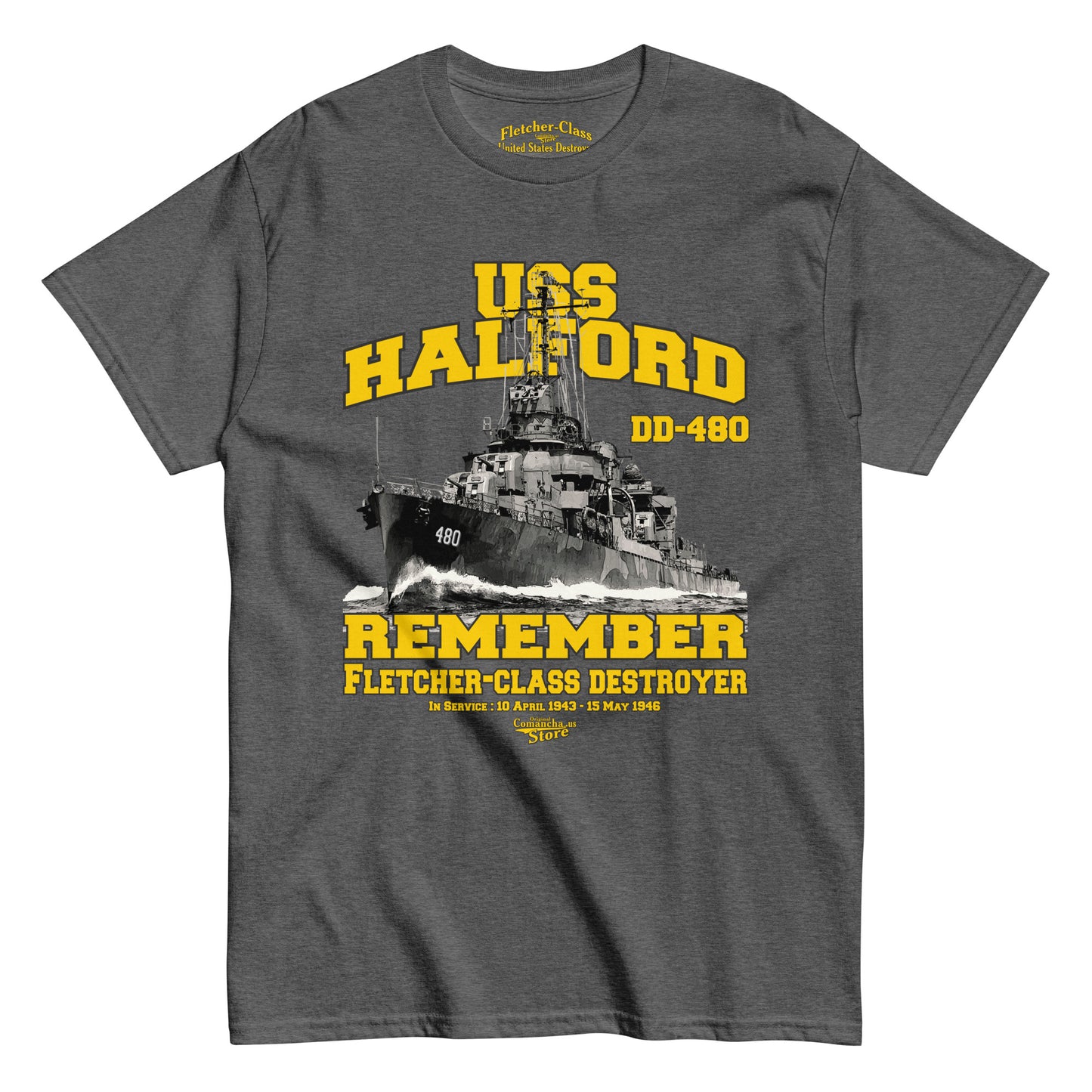 USS Halford DD-480 t-shirt