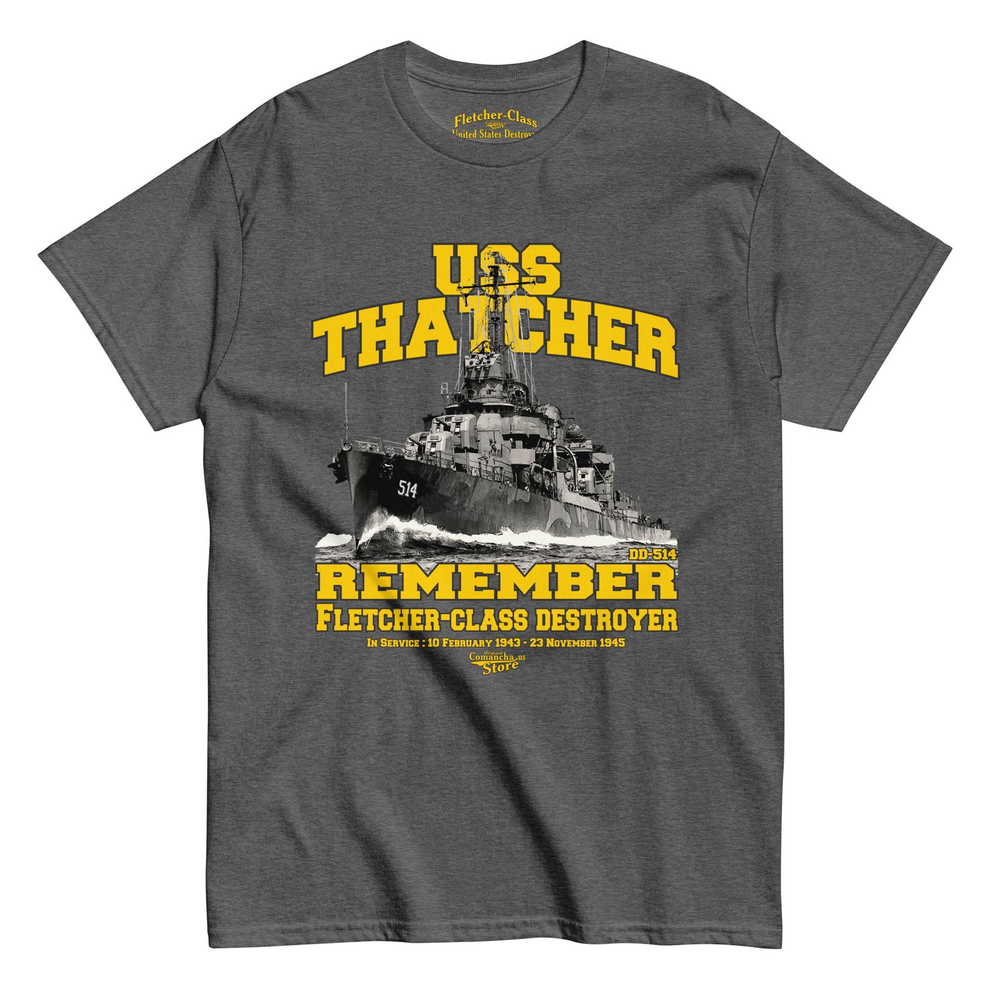 USS Thatcher DD-514 t-shirt