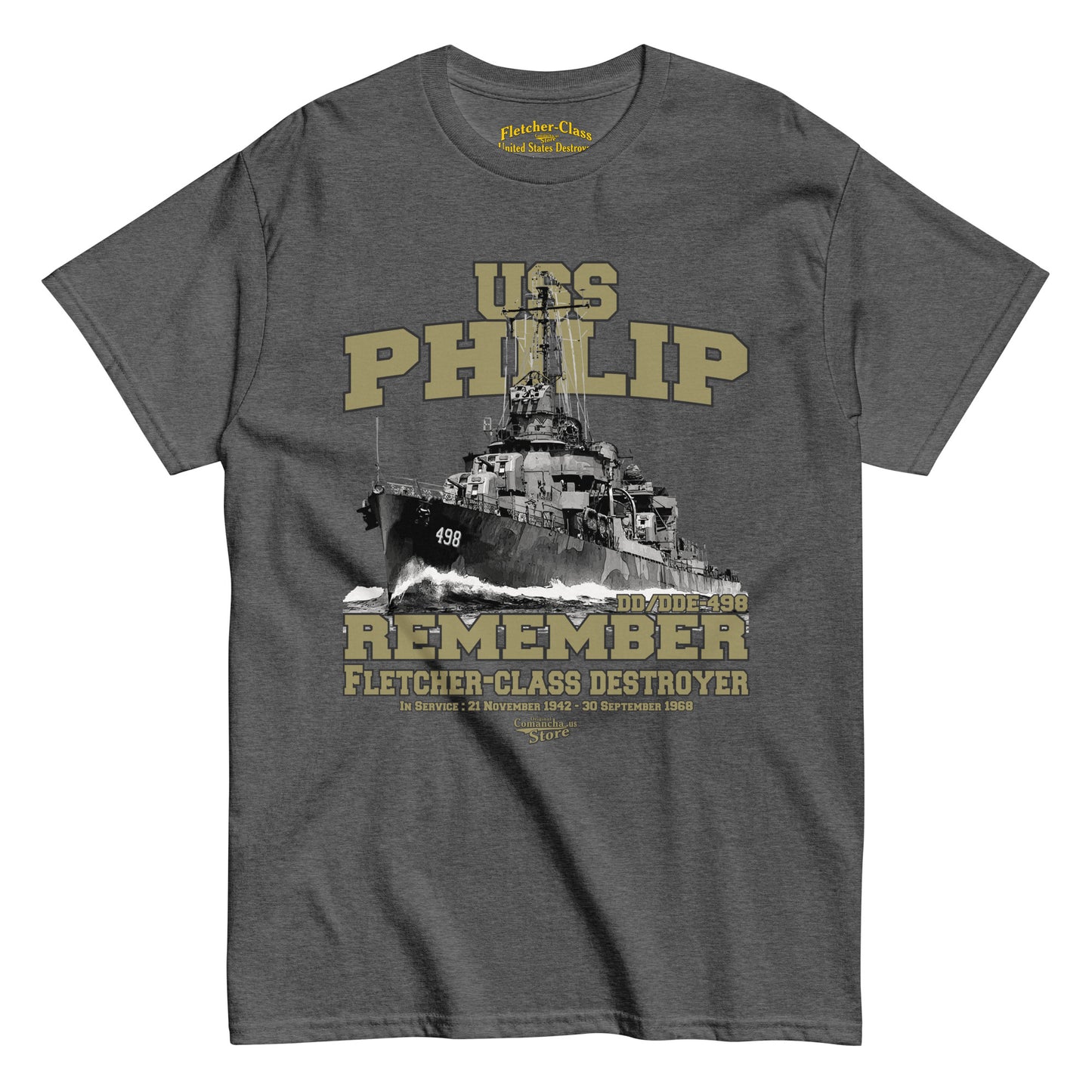 USS Philip DD/DDE-498 t-shirt