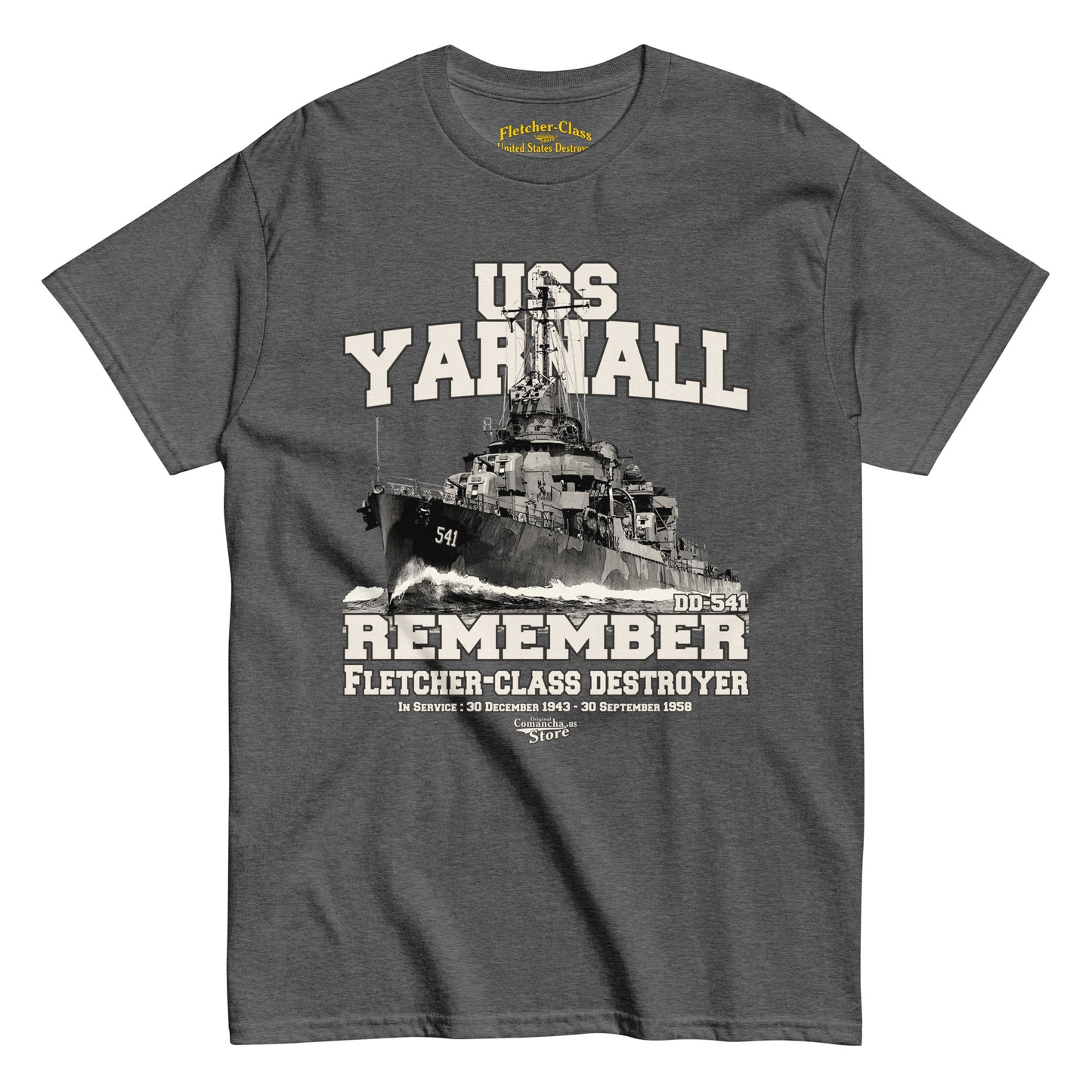USS Yarnall DD-541 destroyer t-shirt