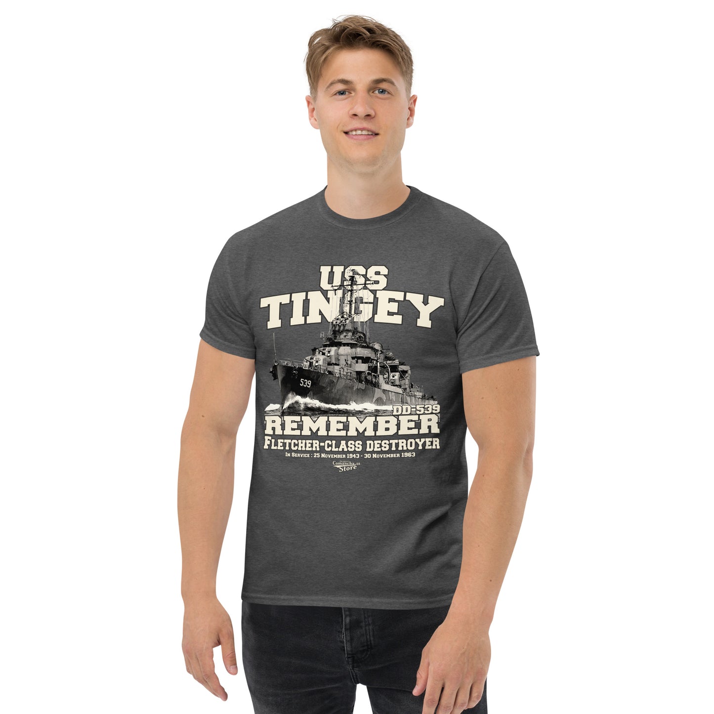 USS Tingey DD-539 destroyer t-shirt