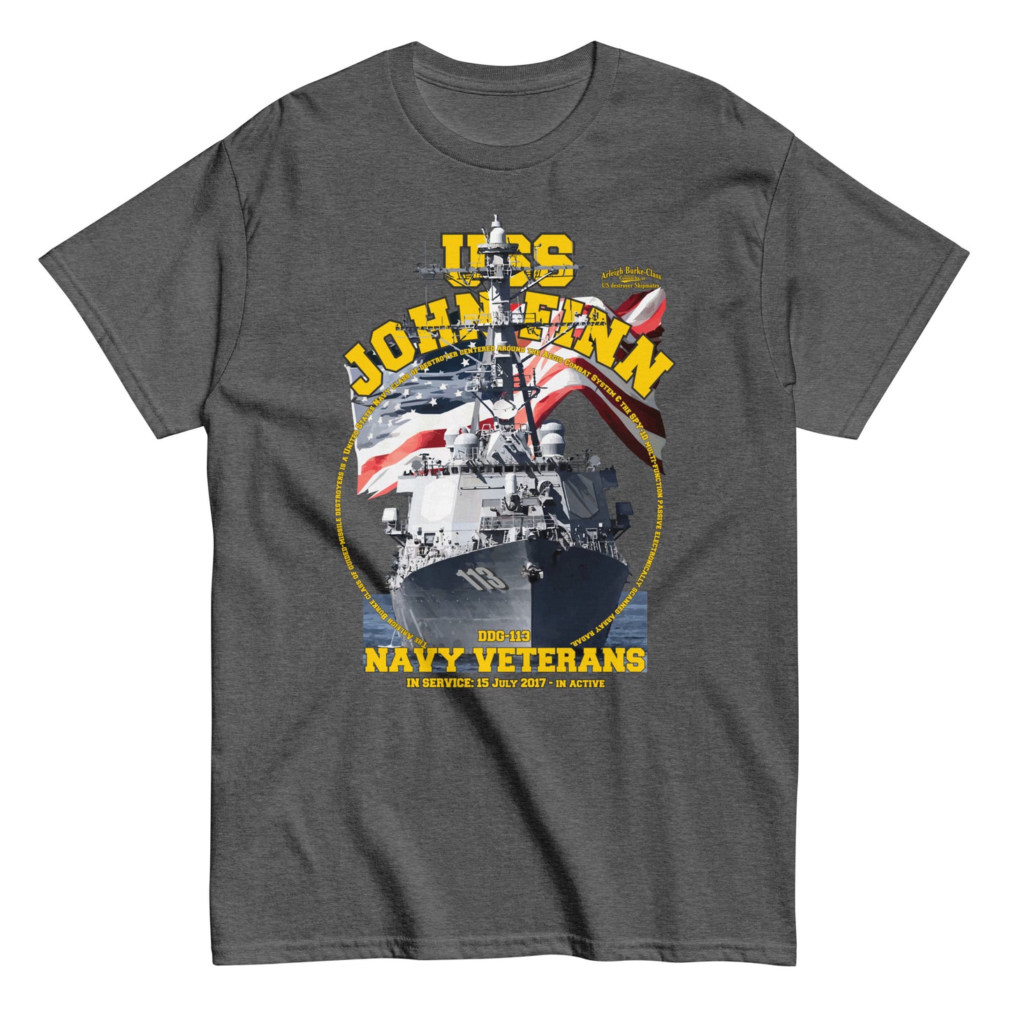 USS John Finn DDG-113 t-shirt