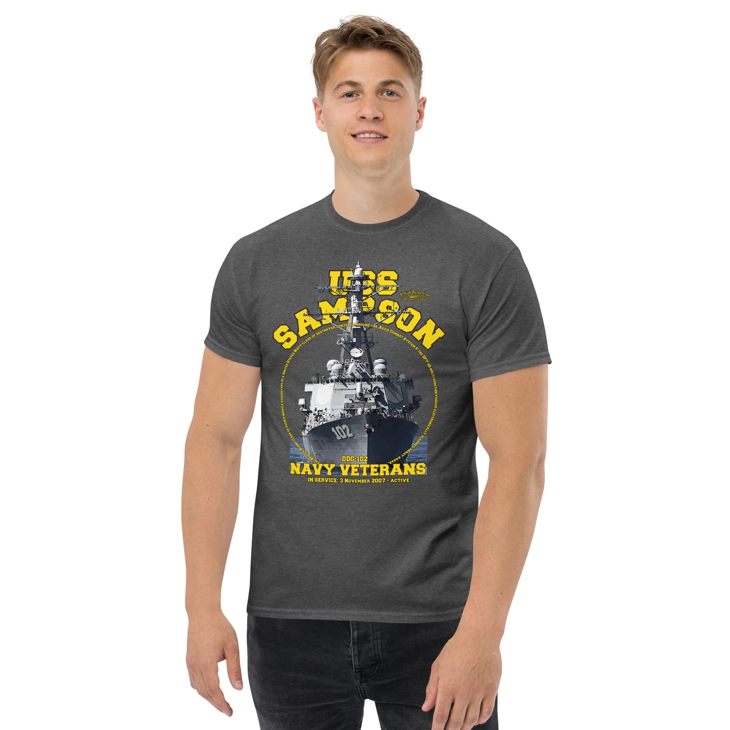 USS Sampson DDG-102 t-shirt