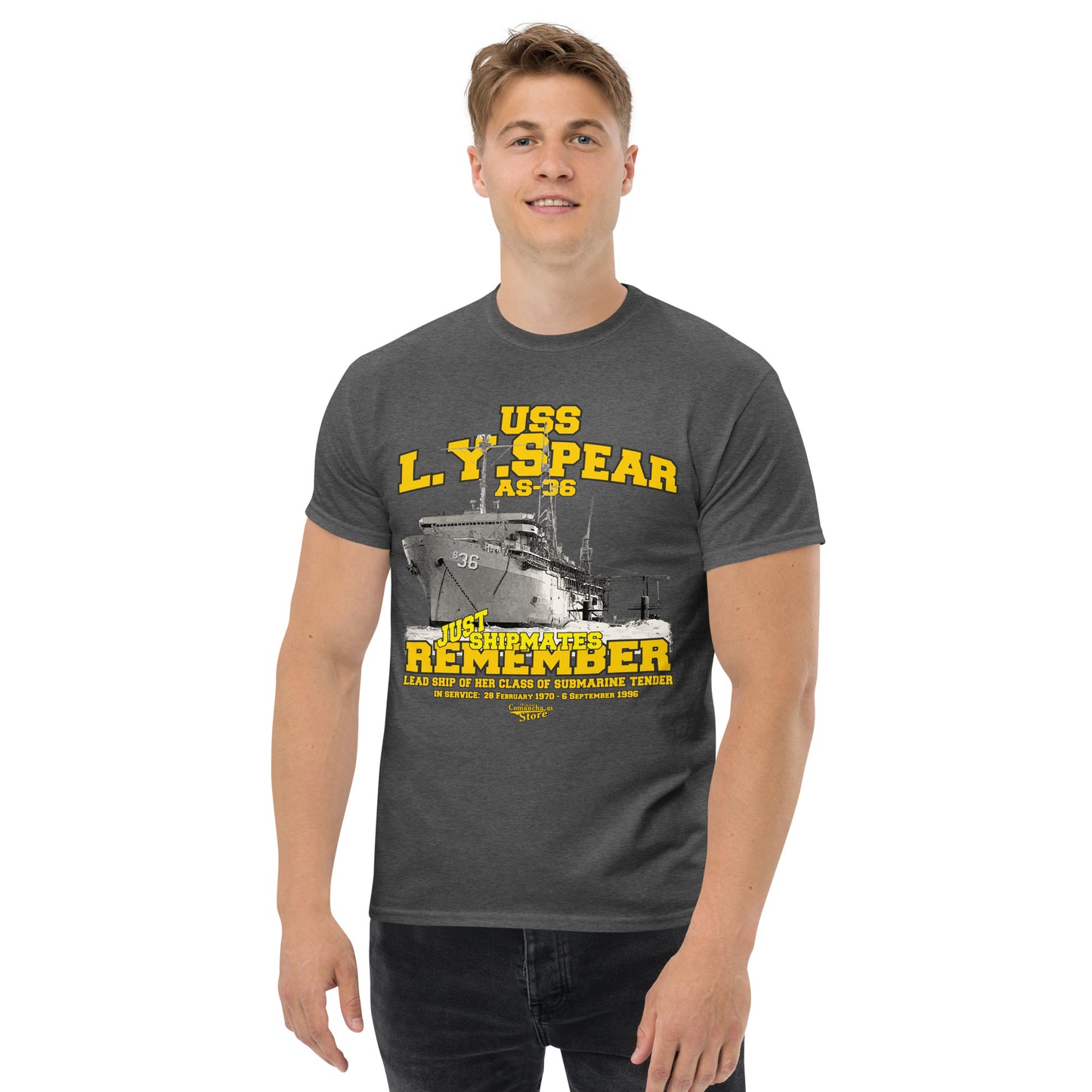 USS L. Y. Spear AS-36 t-shirt