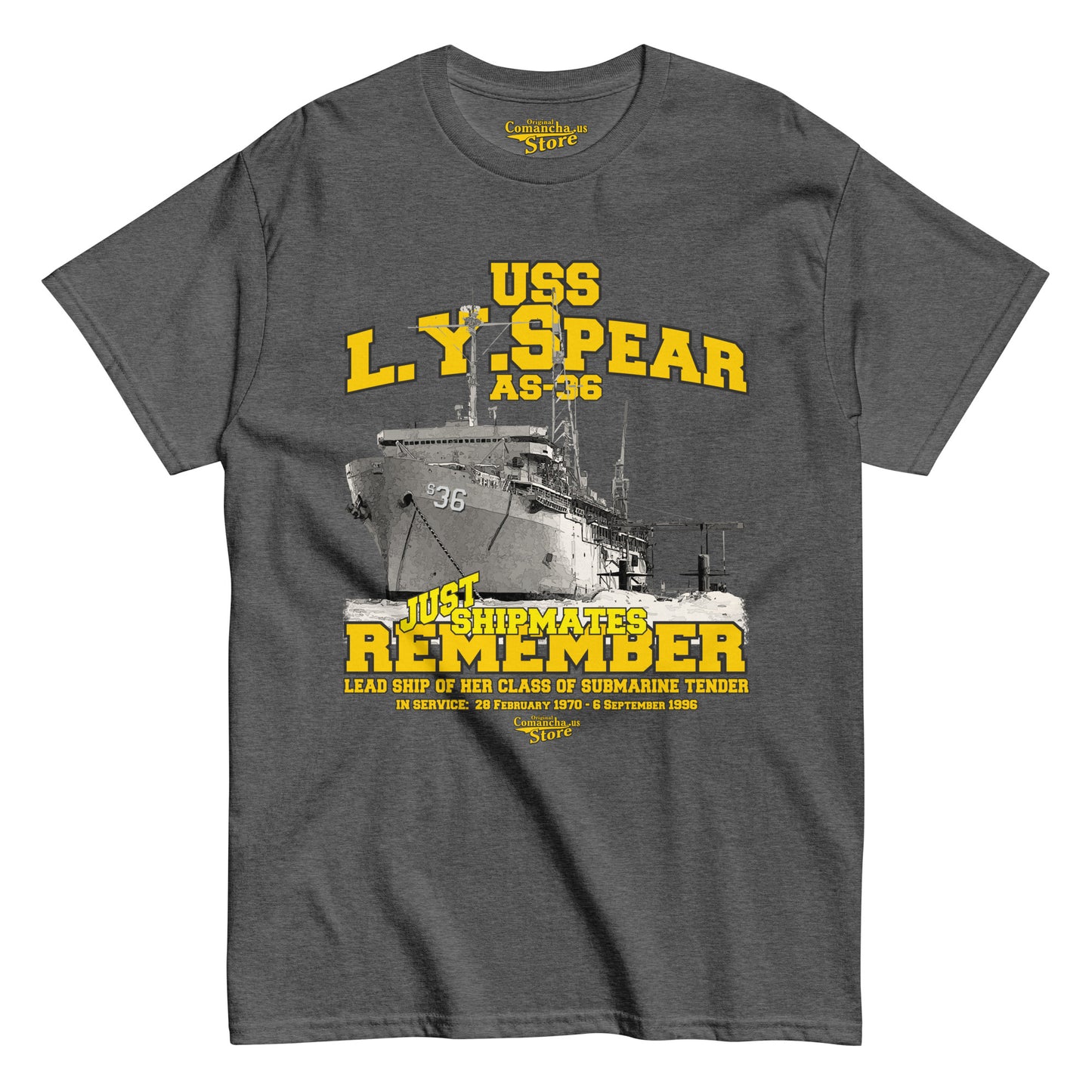 USS L. Y. Spear AS-36 t-shirt