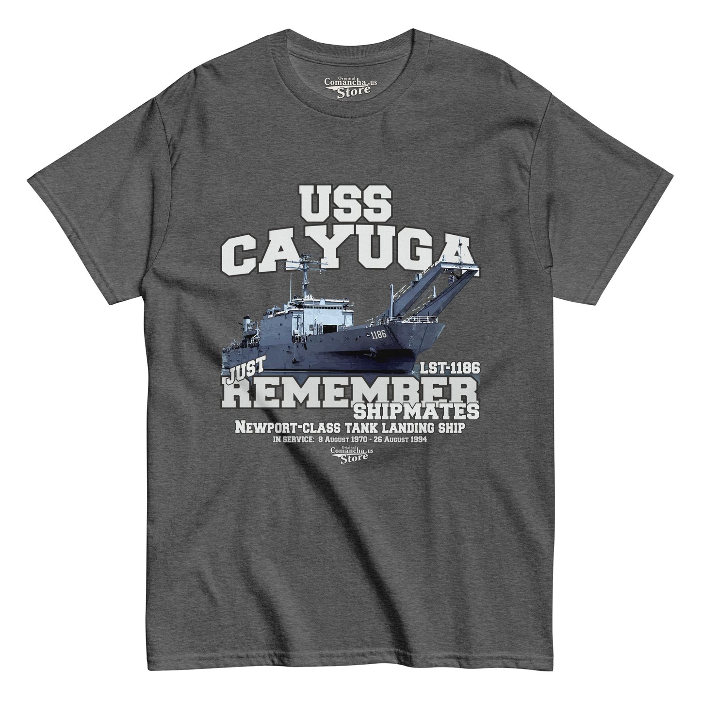 USS Cayuga LST-1186 t-shirt