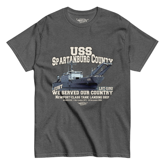 USS Spartanburg County LST-1192 t-shirt