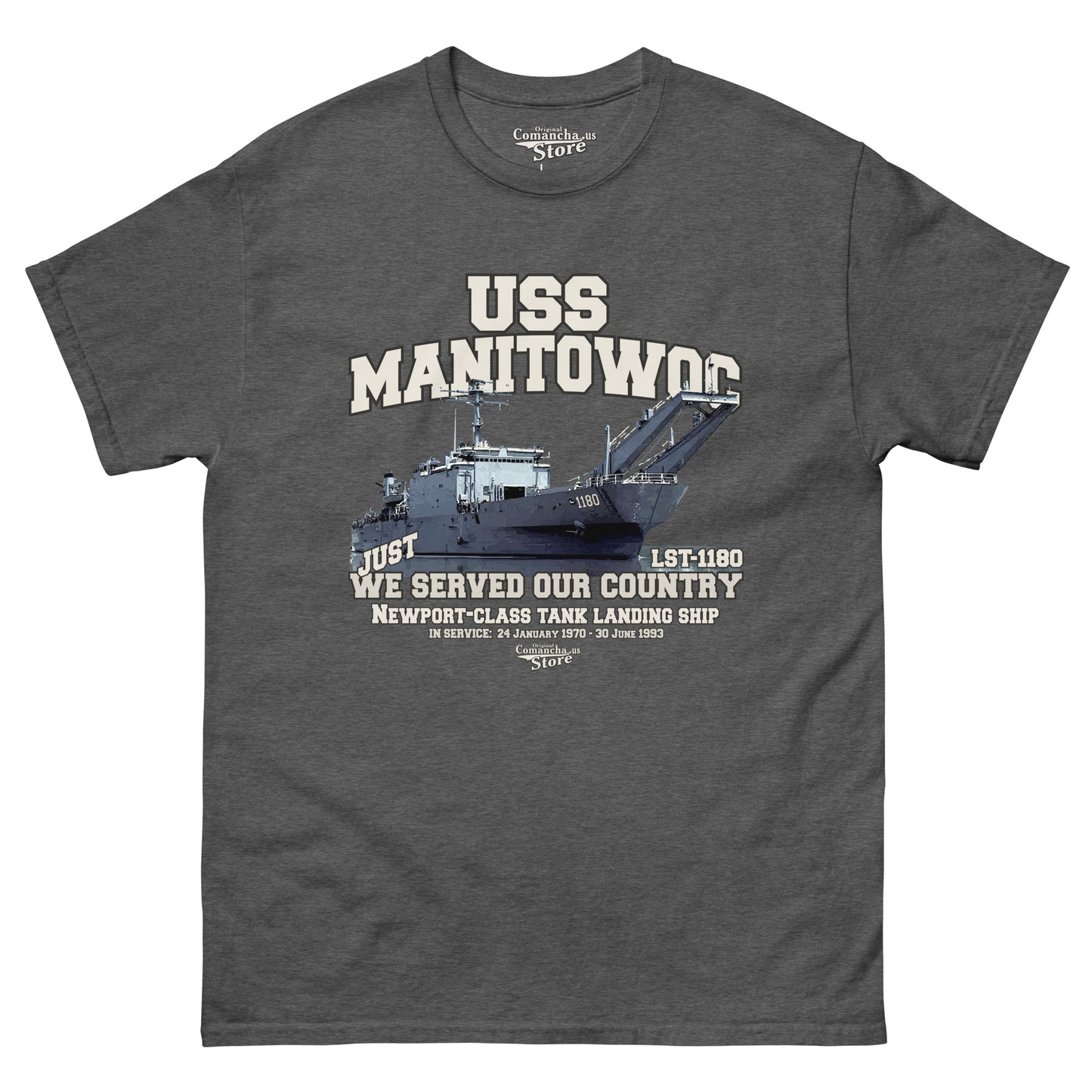 USS Manitowoc LST-1180 t-shirt